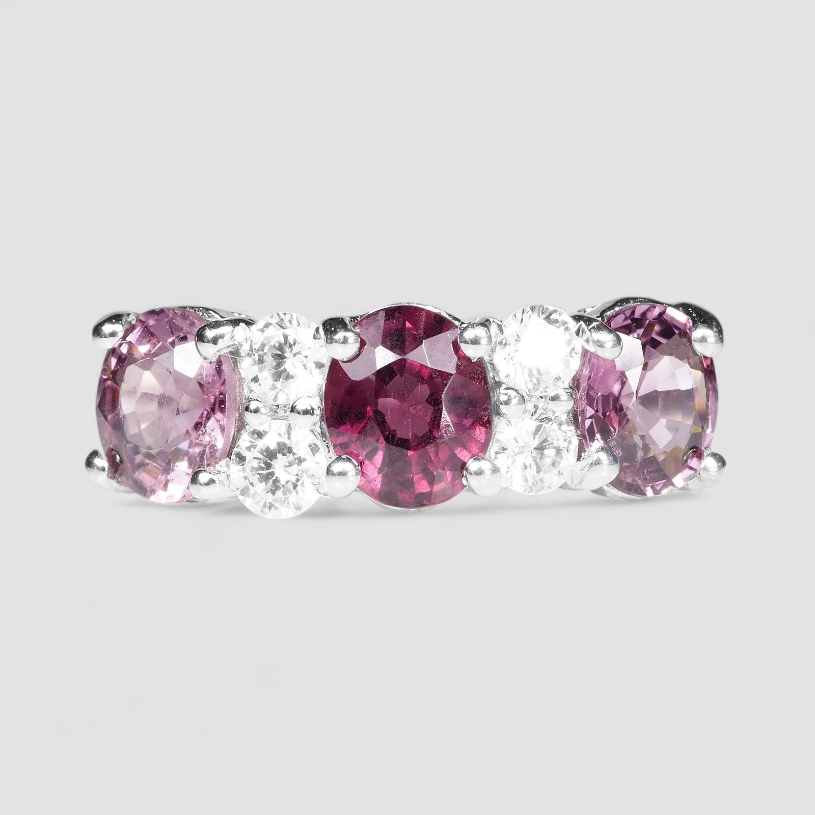 Purple Spinel 925 Sterling Silver Ring