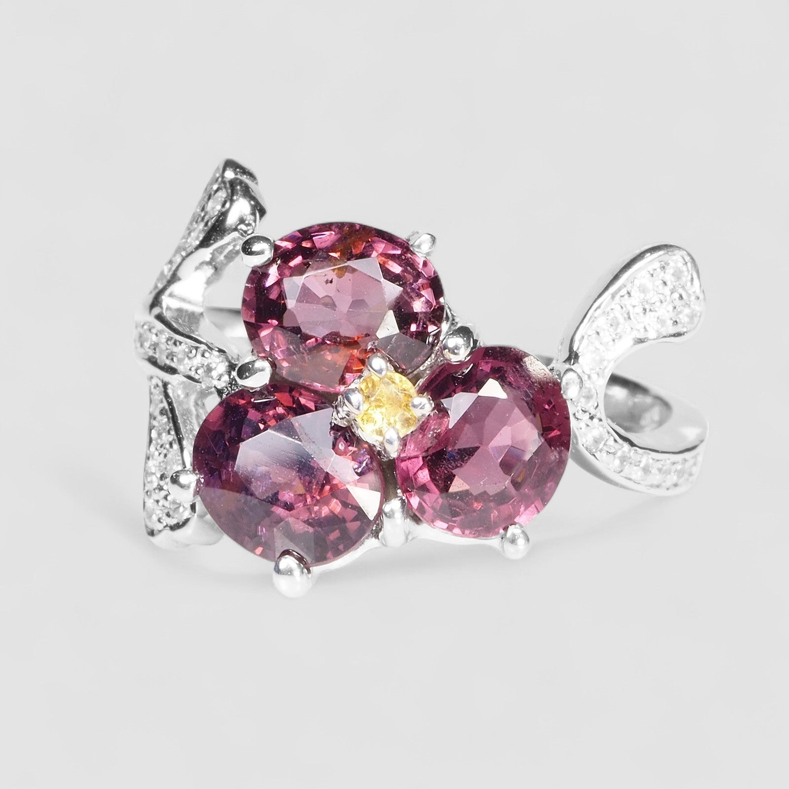Purple Spinel 925 Sterling Silver Ring