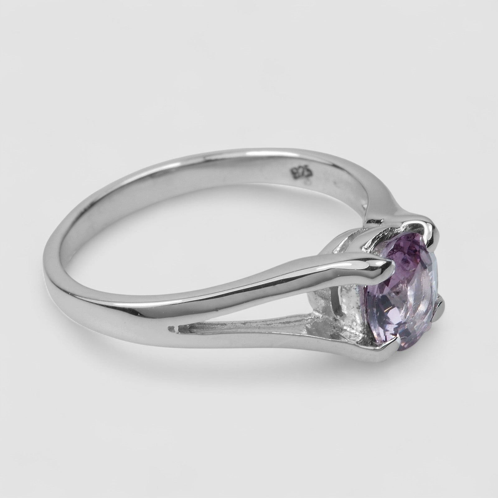 Purple Spinel 925 Sterling Silver Ring
