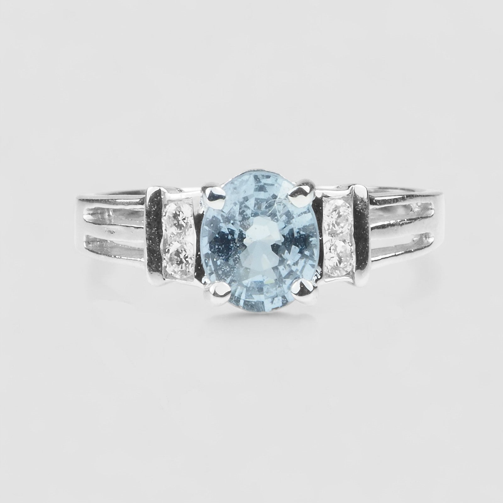 Burma Blue Spinel 925 Sterling Silver Ring