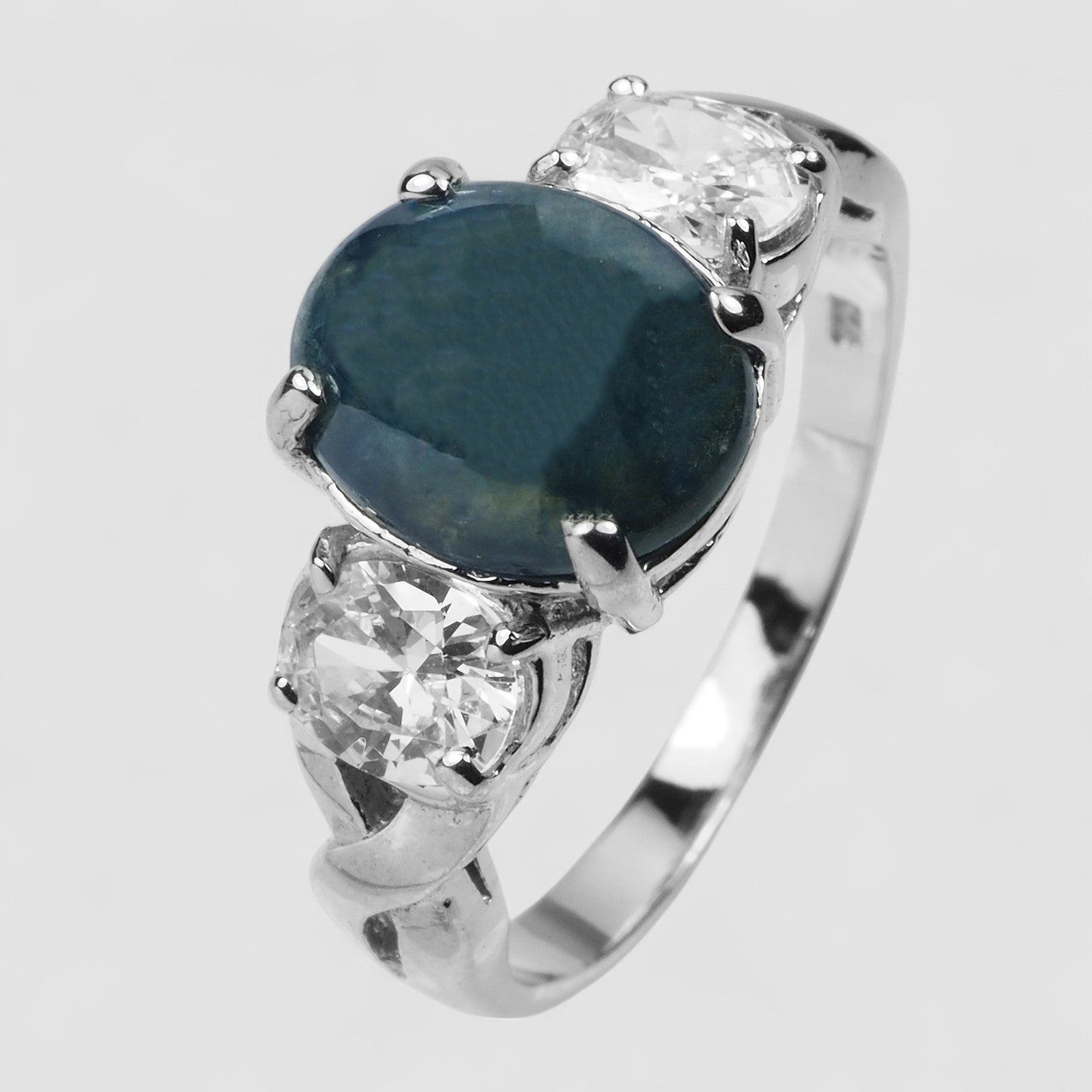 Blue Star Sapphire 925 Sterling Silver Ring, Anniversary Gift, Everyday Ring, Dainty Ring, Free Resizing
