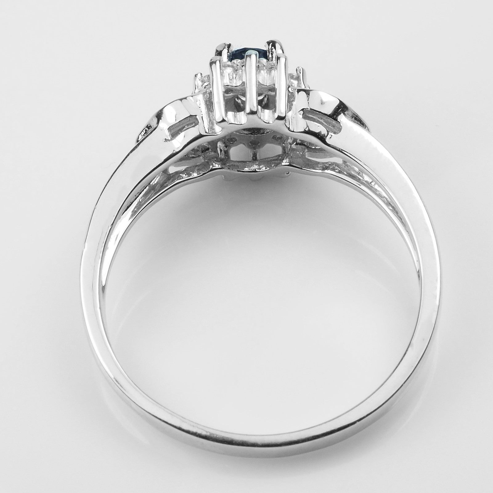 Blue Sapphire 925 Sterling Silver Ring