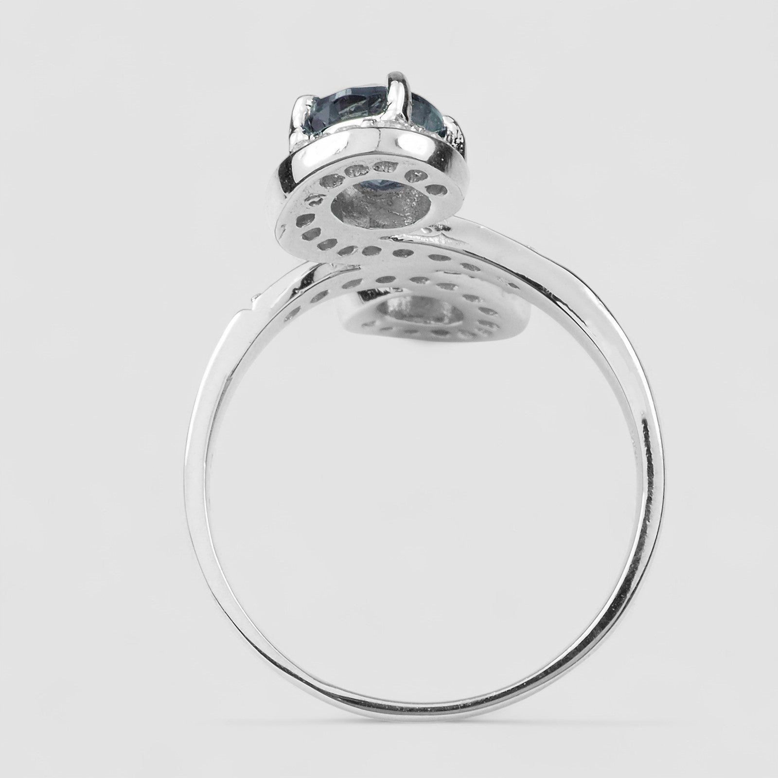 Gray Spinel 925 Sterling Silver Ring