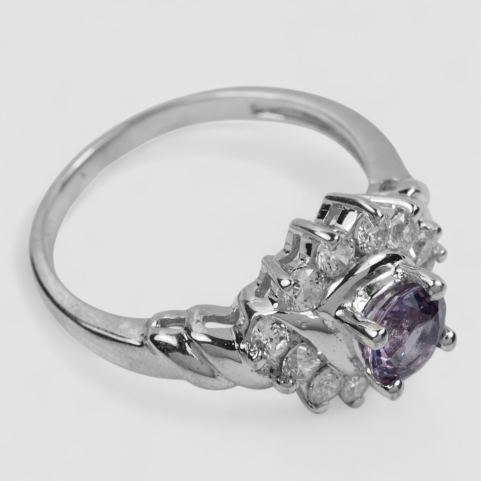 Gray Spinel 925 Sterling Silver Ring, Trendy Everyday Ring, Free Resizing
