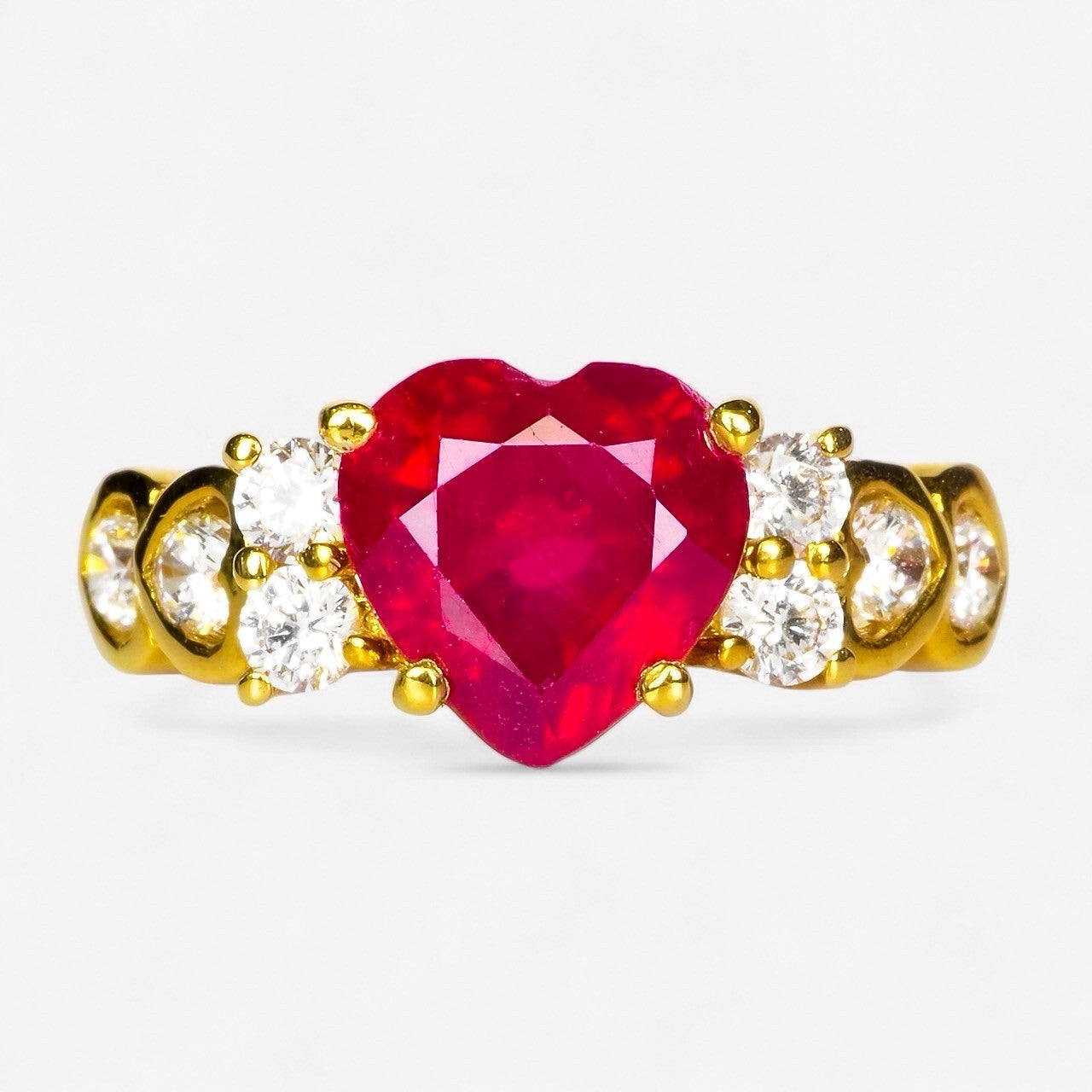 Red Ruby 925 Sterling Silver Ring