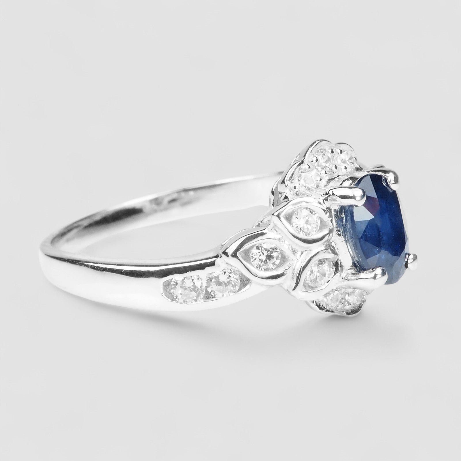 Blue Sapphire 925 Sterling Silver Ring