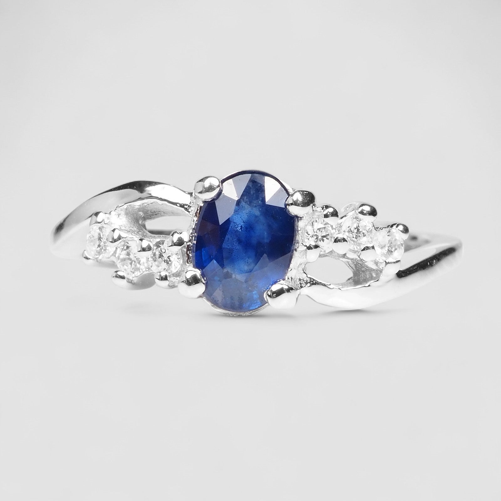 Blue Sapphire 925 Sterling Silver Ring