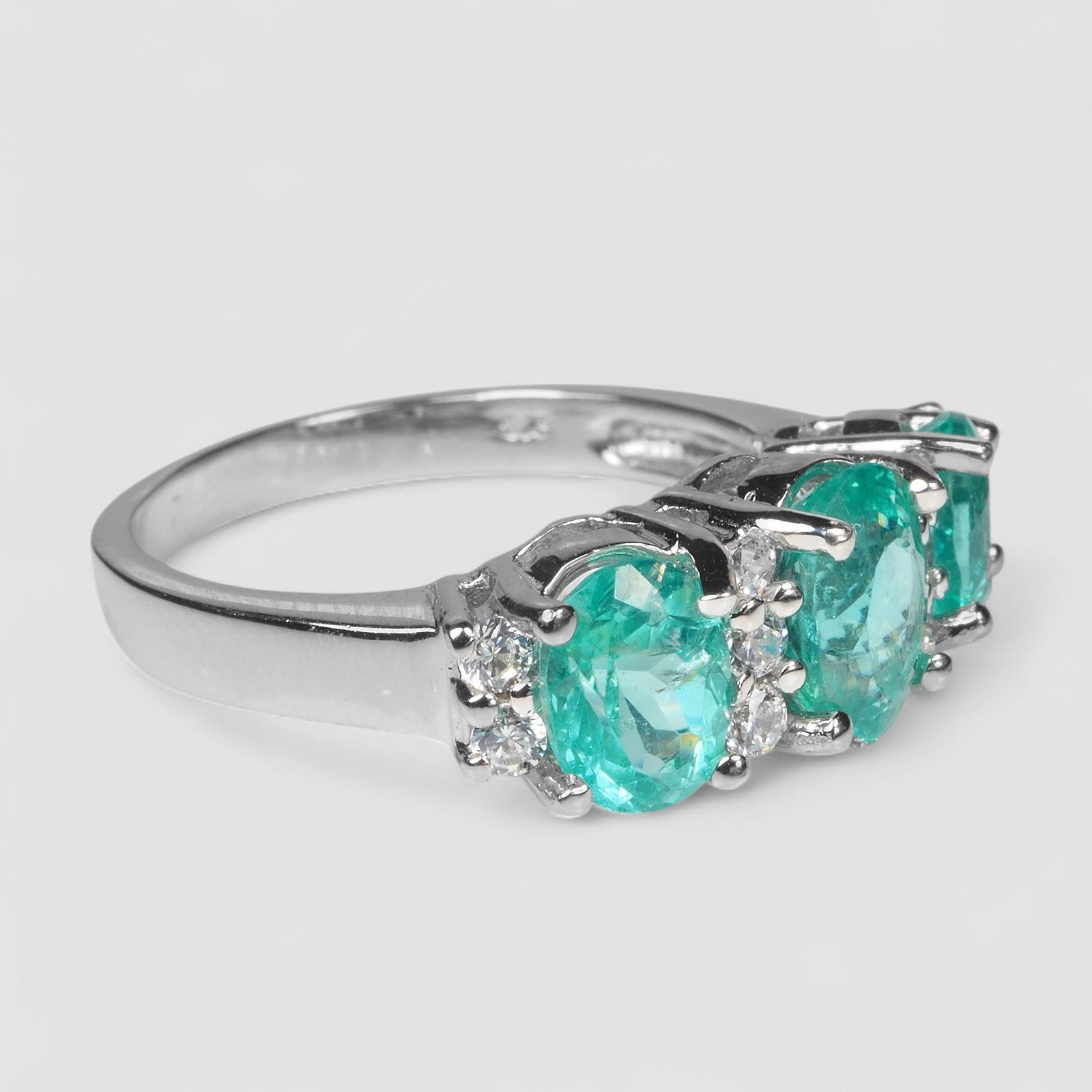Blue Apatite 925 Sterling Silver Ring