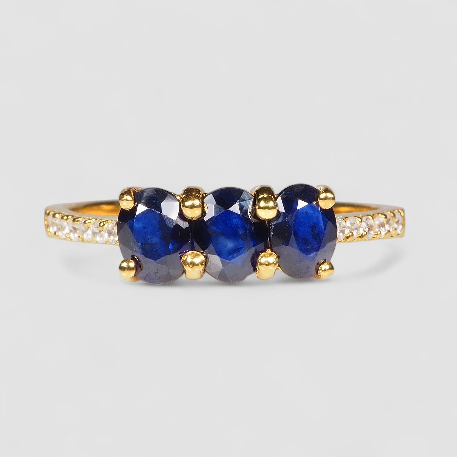 Blue Sapphire 925 Sterling Silver Ring