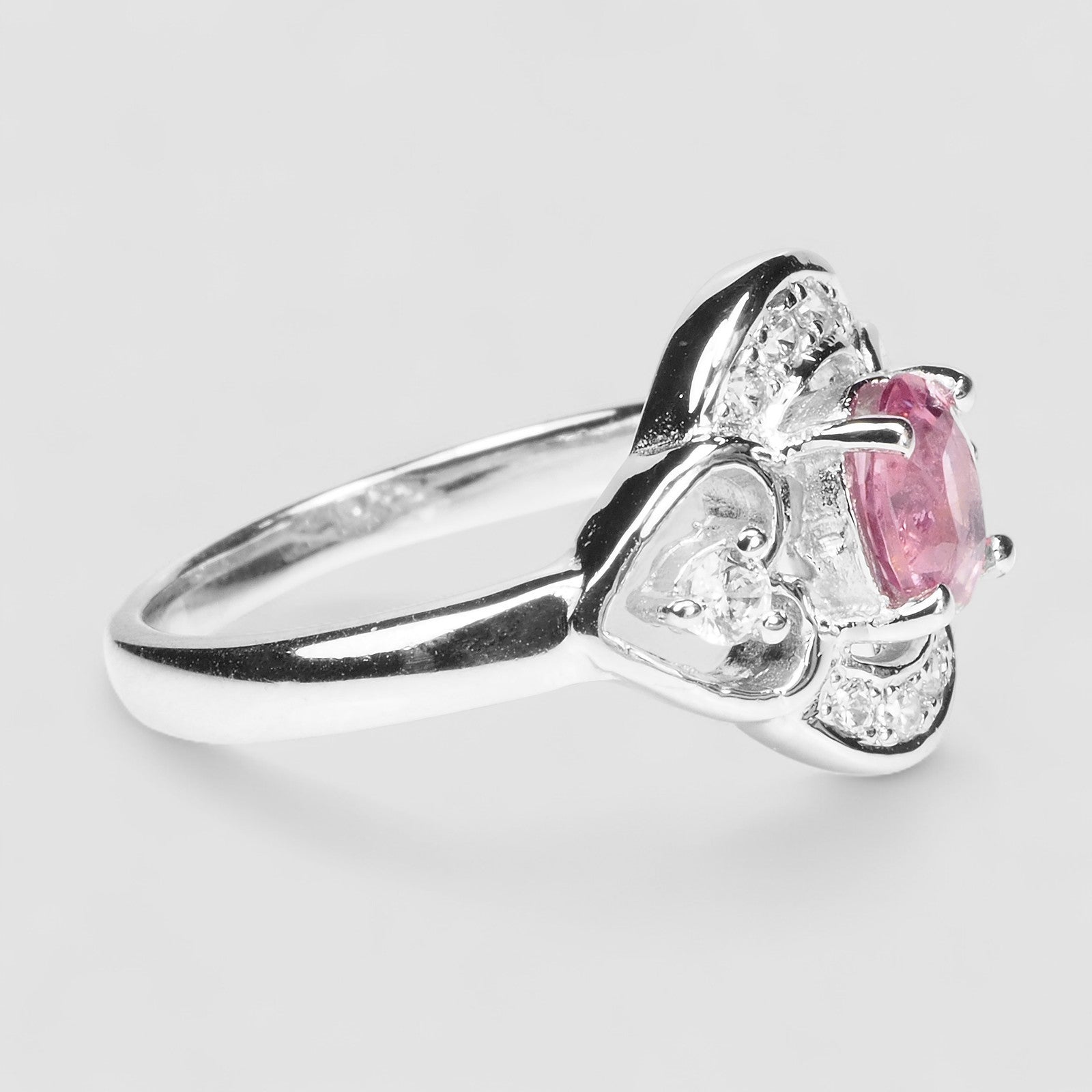 Pink Spinel 925 Sterling Silver Ring