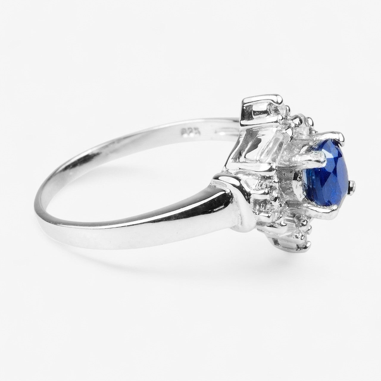 Blue Sapphire 925 Sterling Silver Ring