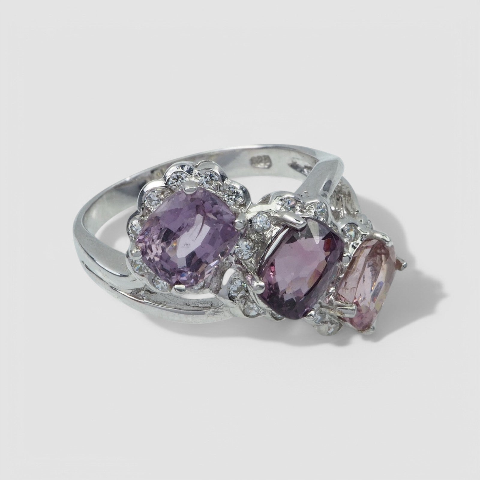 Purple Spinel 925 Sterling Silver Ring