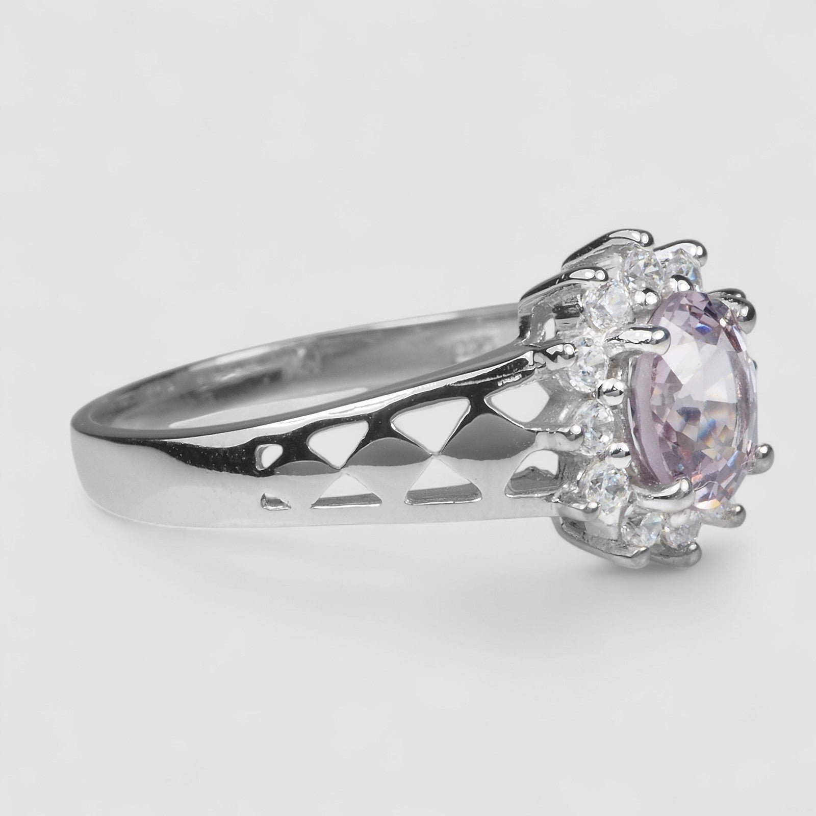 Pink Spinel 925 Sterling Silver Ring
