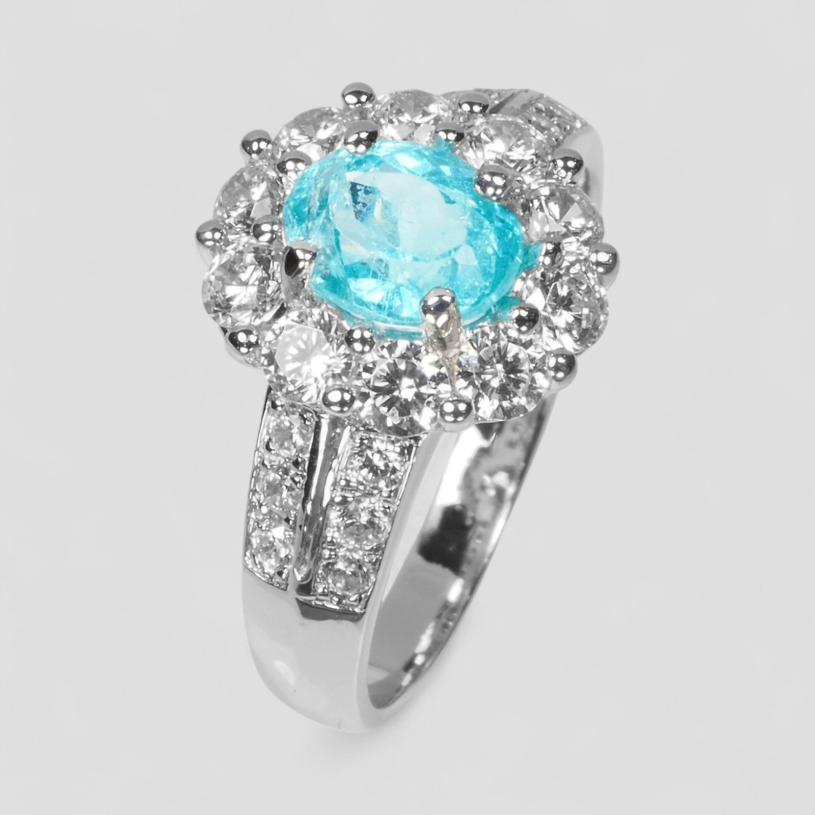 Blue Apatite 925 Sterling Silver Ring