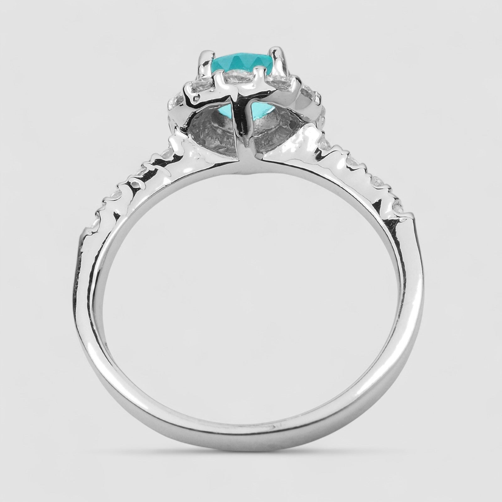 Blue Apatite 925 Sterling Silver Ring