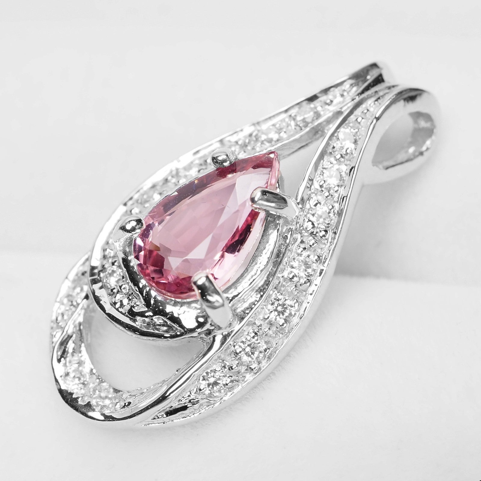 Pink Tourmaline 925 Sterling Silver Pendants