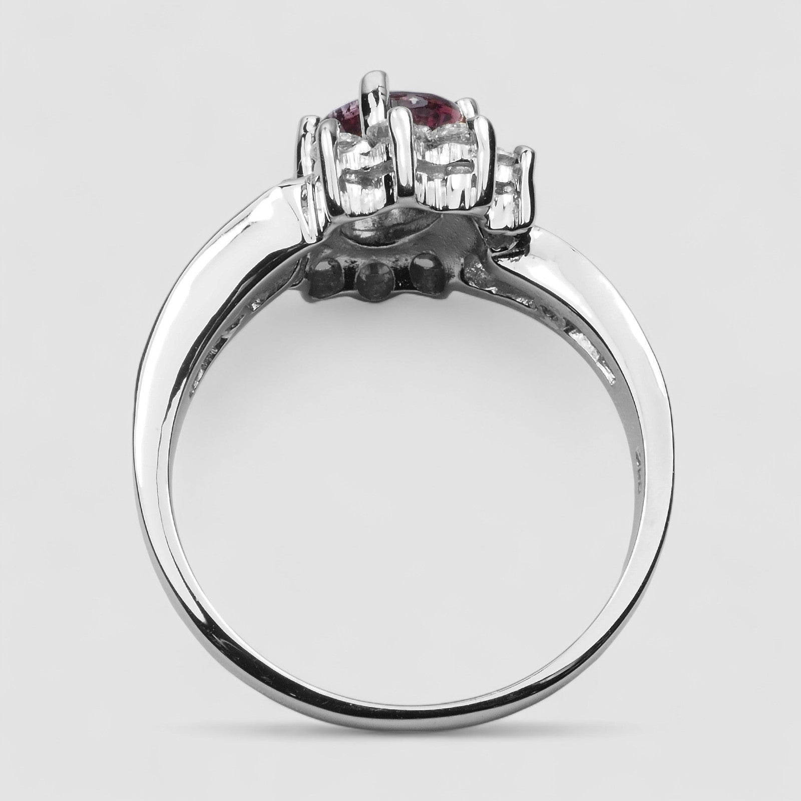 Pink Tourmaline 925 Sterling Silver Ring