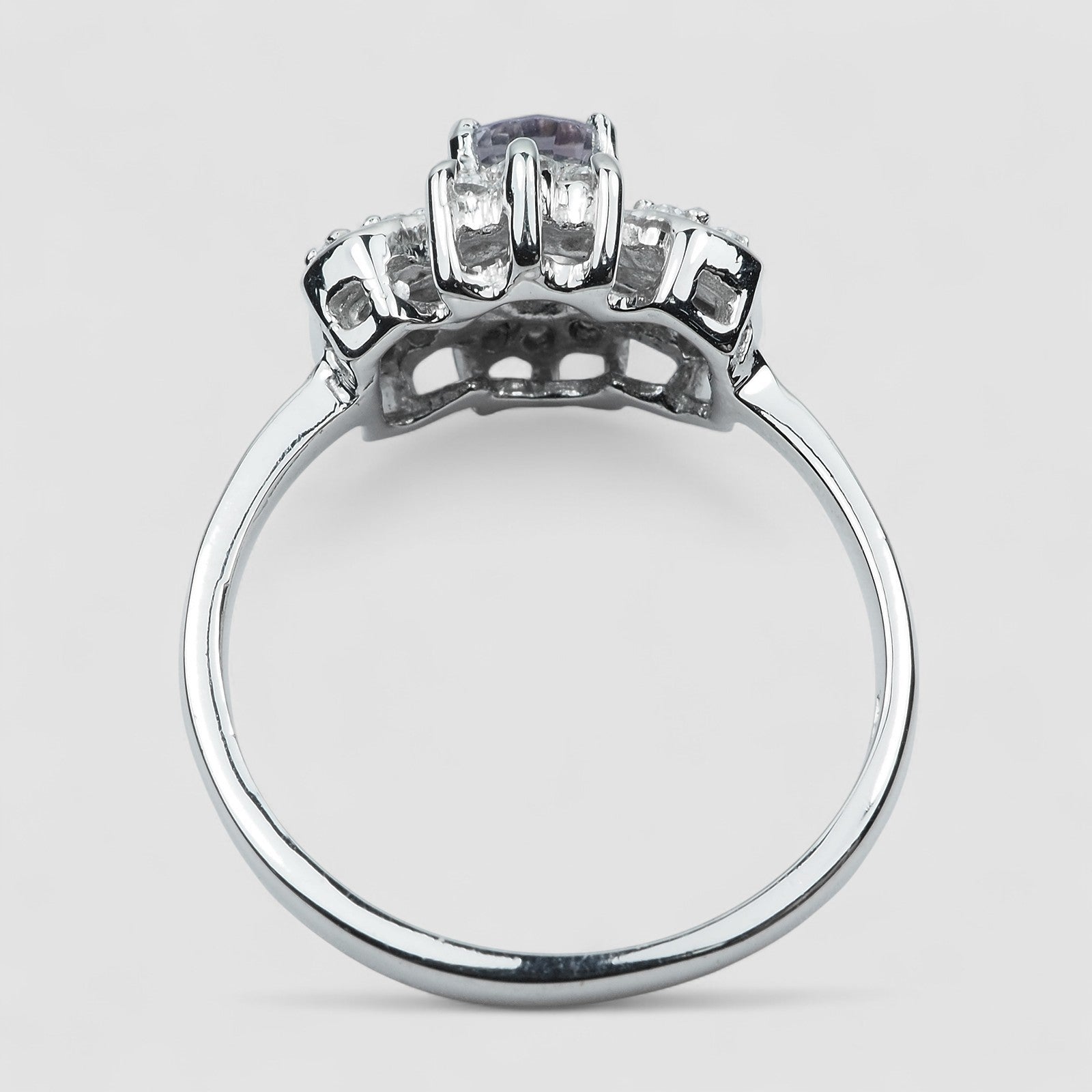 Violet Spinel 925 Sterling Silver Ring