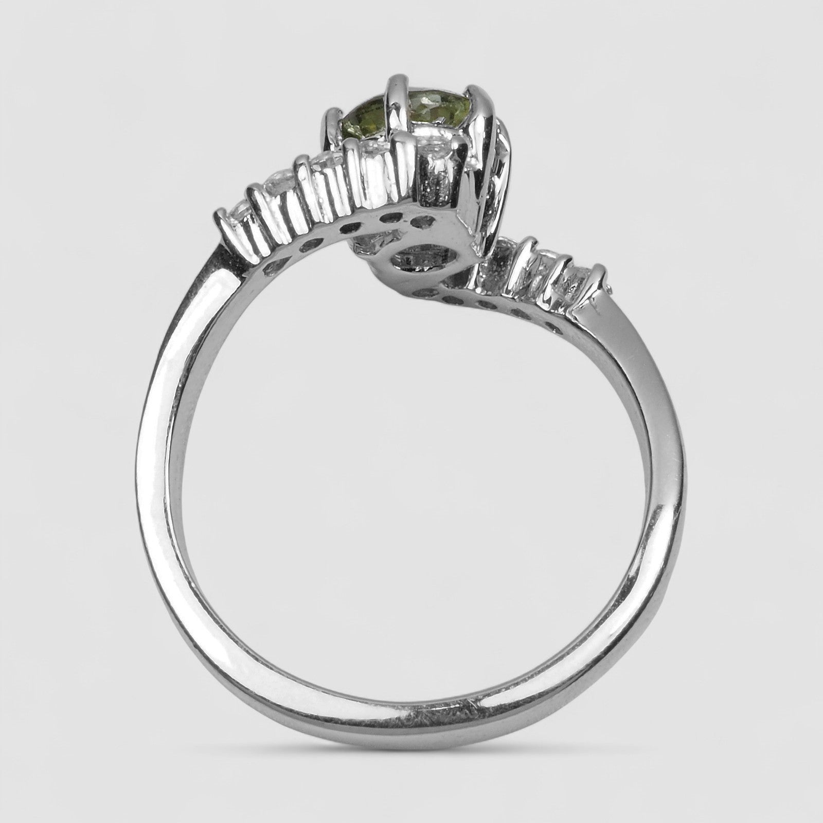 Green Tourmaline 925 Sterling Silver Ring