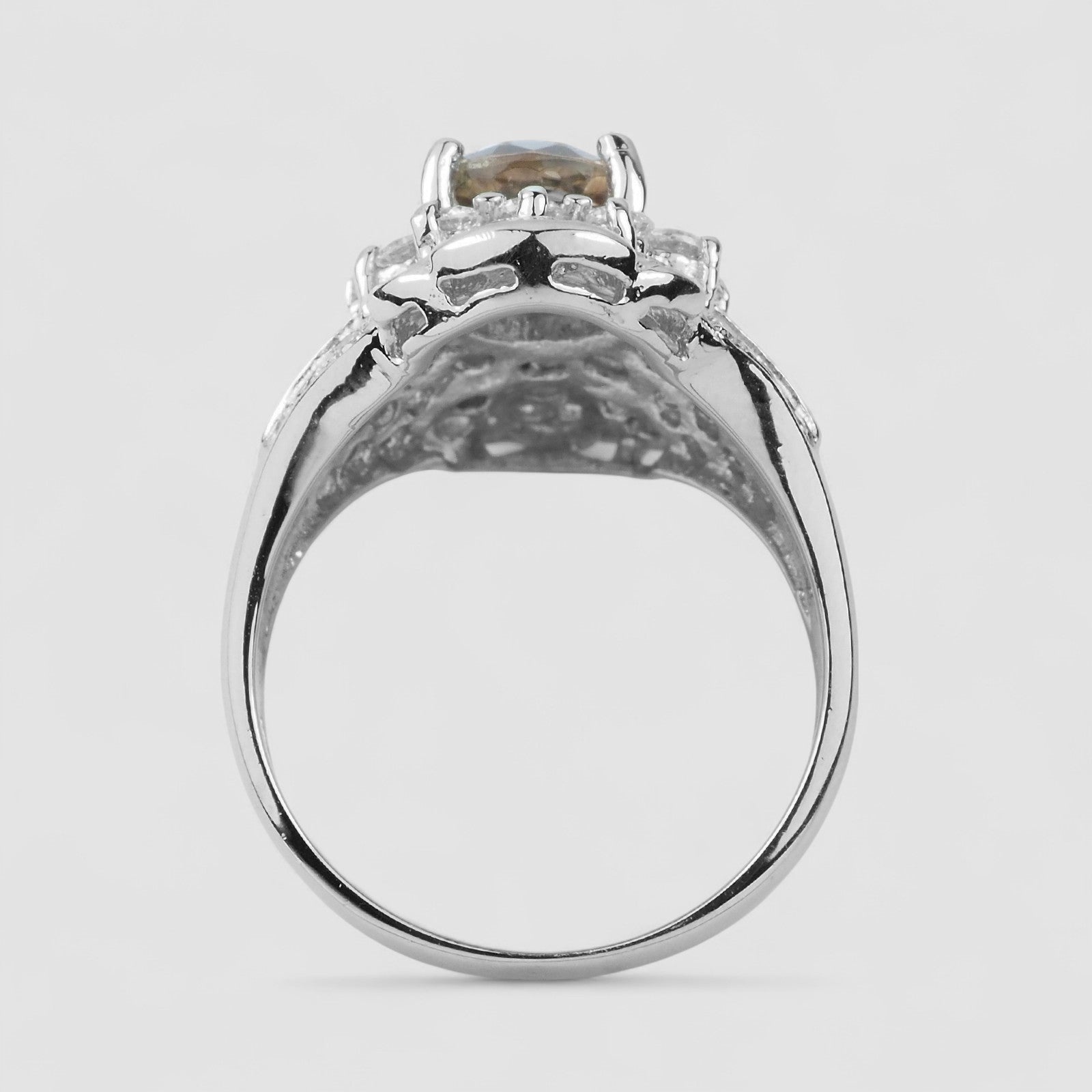 Green Tourmaline 925 Sterling Silver Ring