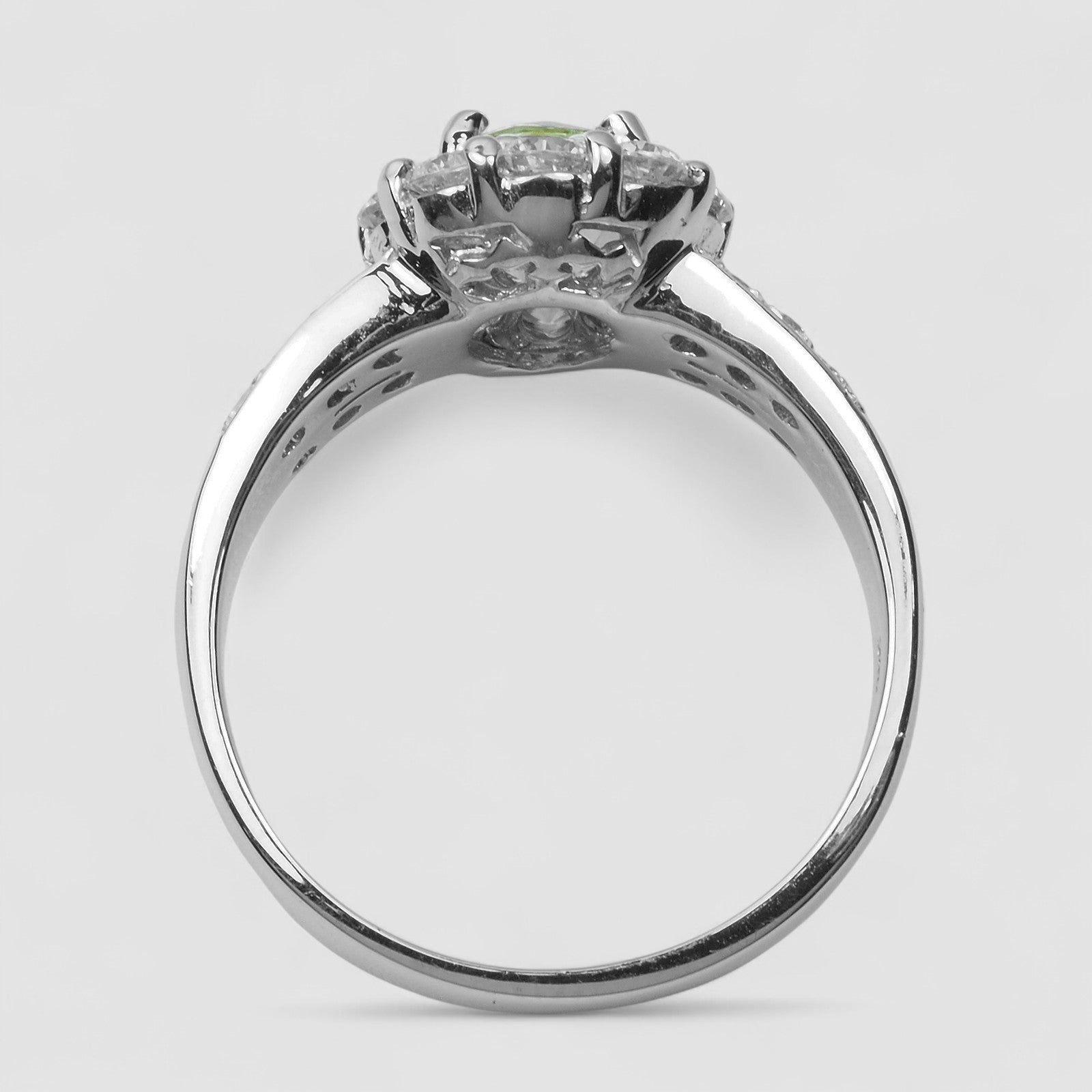 Green Tourmaline 925 Sterling Silver Ring