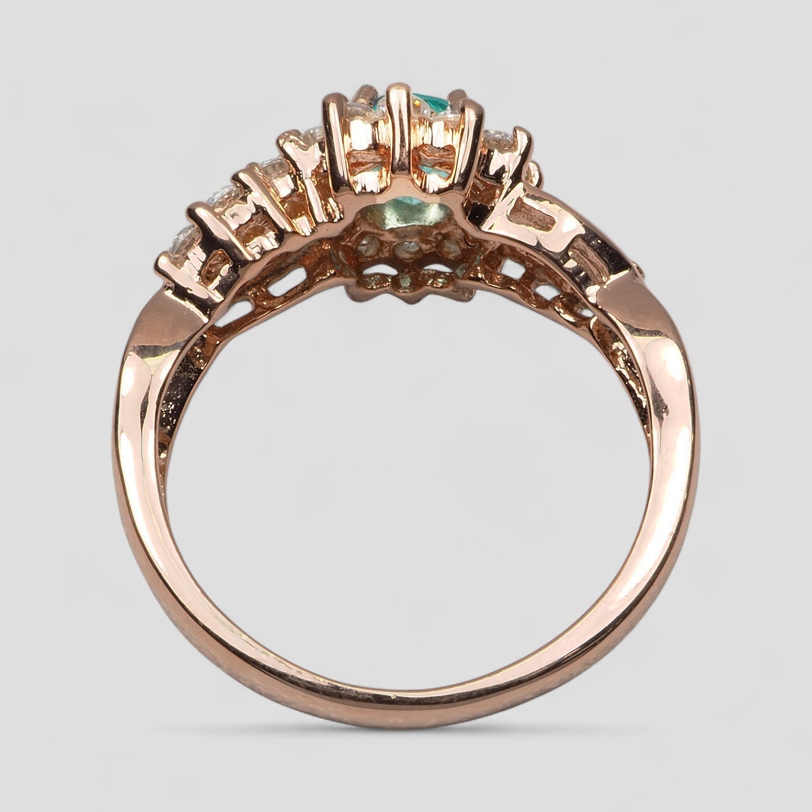 Paraiba Tourmaline 925 Sterling Silver Ring