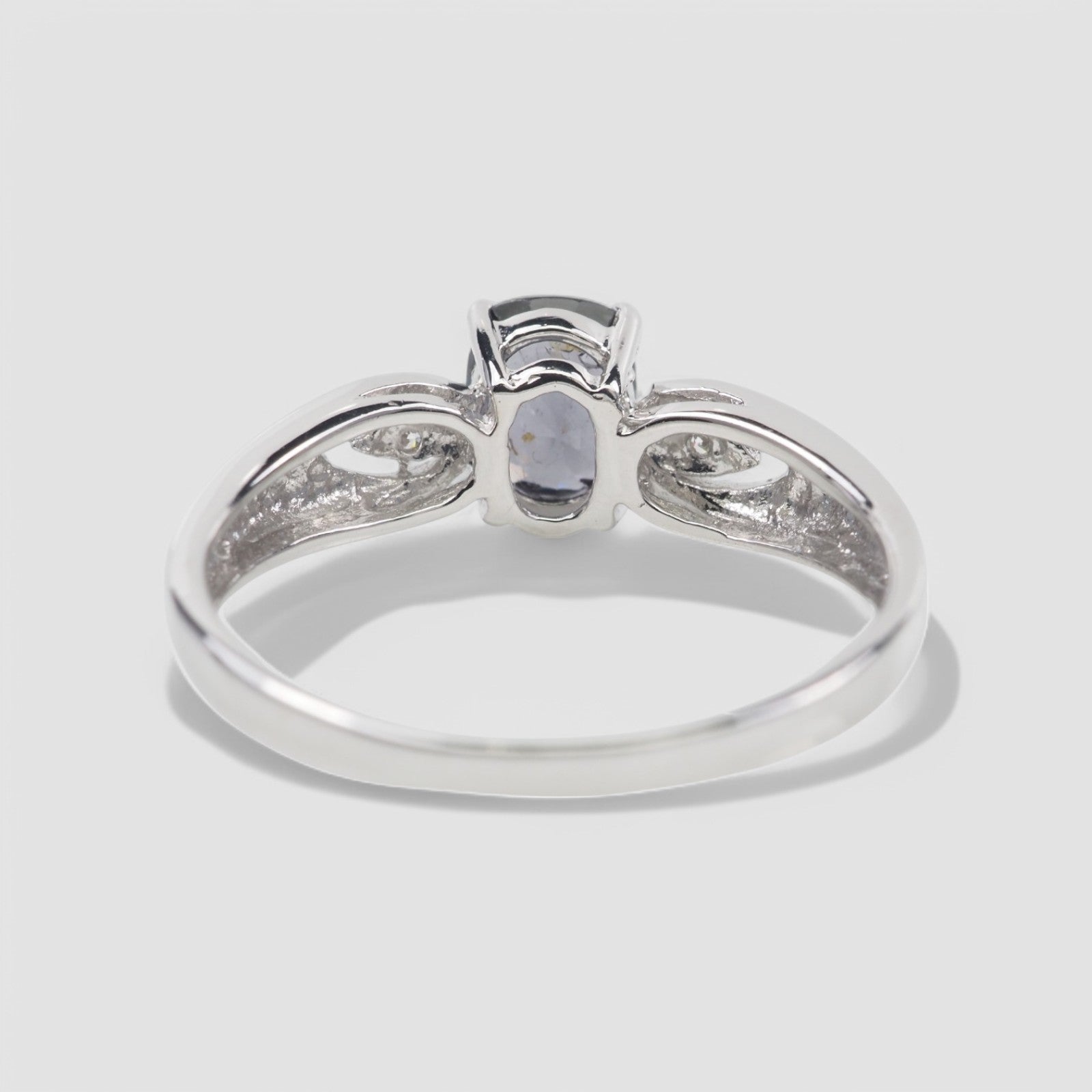 Gray Spinel 925 Sterling Silver Ring