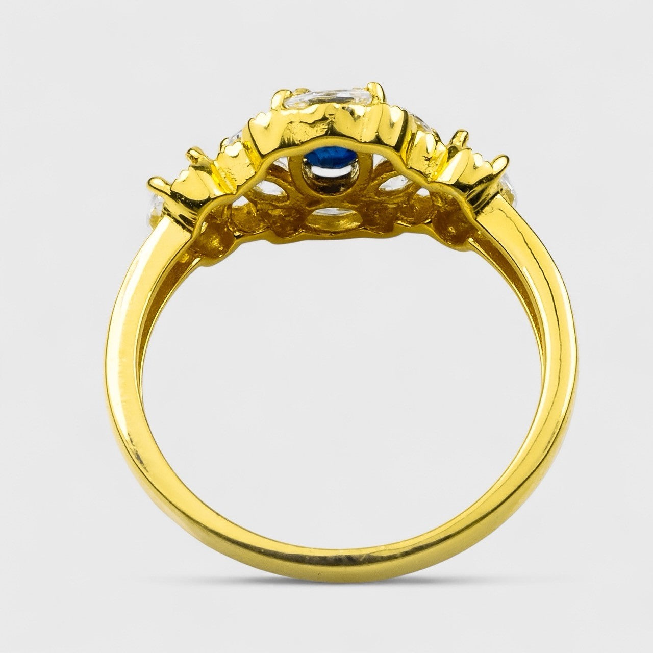 Blue Sapphire 925 Sterling Silver Ring