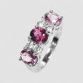 Purple Spinel 925 Sterling Silver Ring