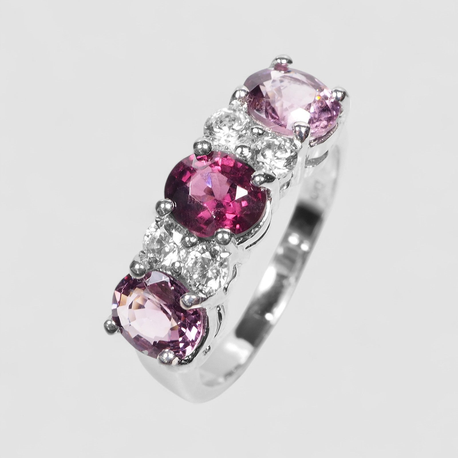 Purple Spinel 925 Sterling Silver Ring