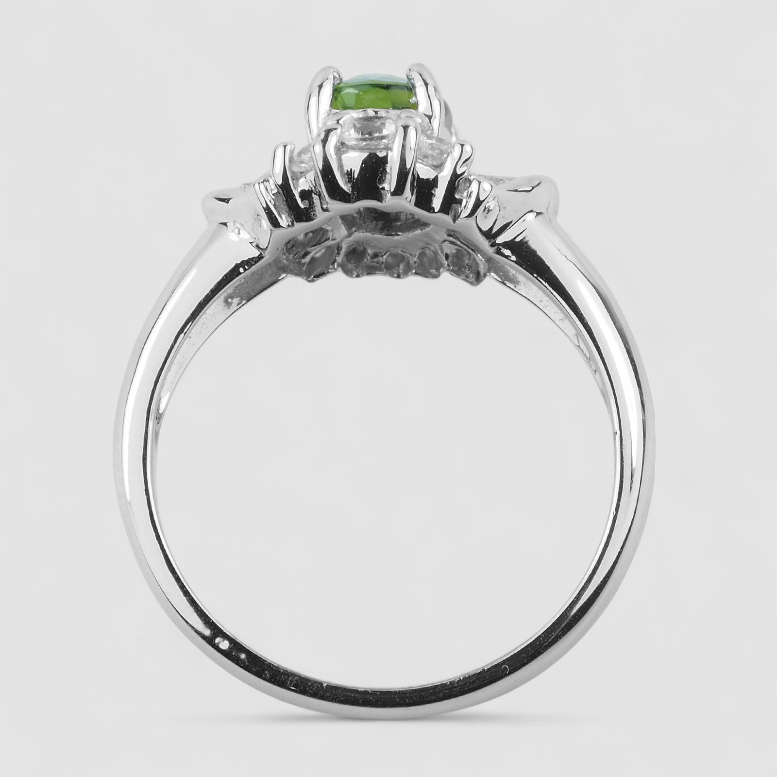 Green Tourmaline 925 Sterling Silver Ring