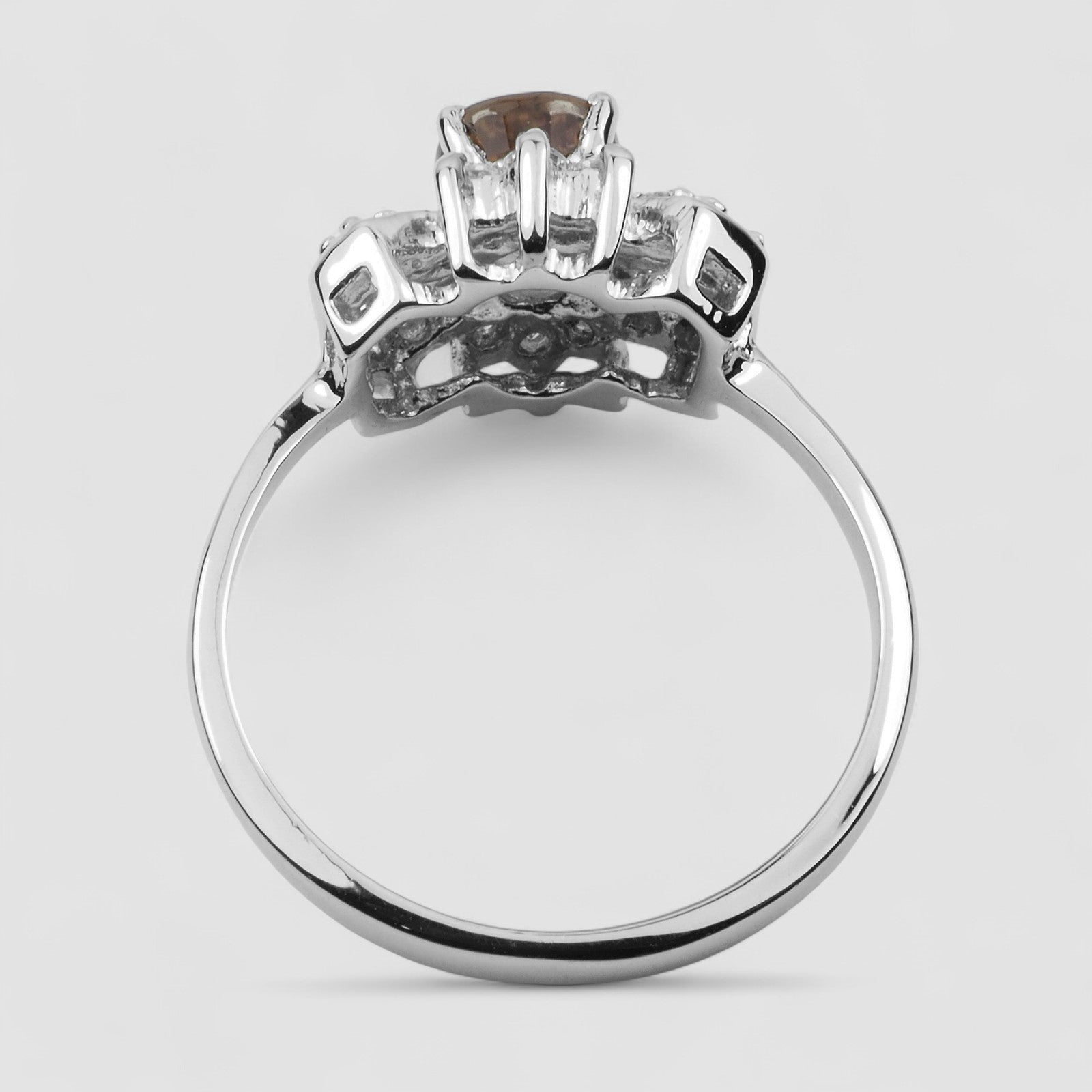 Champagne Tourmaline 925 Sterling Silver Ring