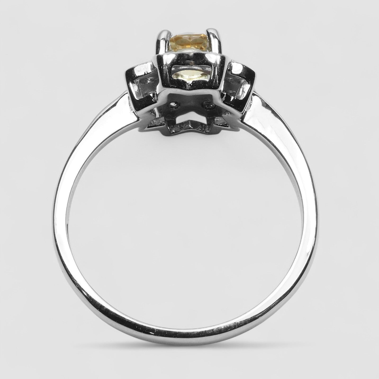 Champagne Tourmaline 925 Sterling Silver Ring