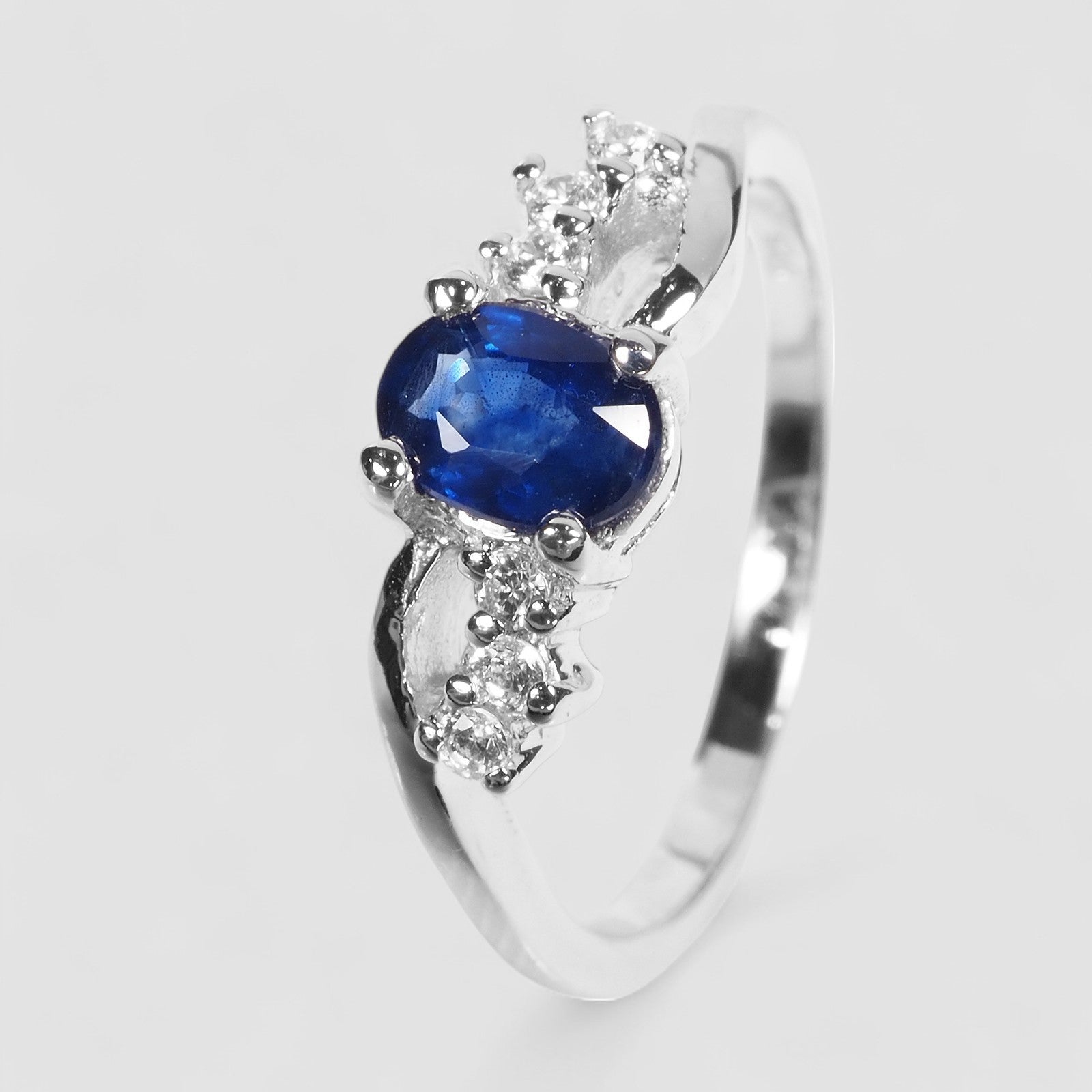 Blue Sapphire 925 Sterling Silver Ring