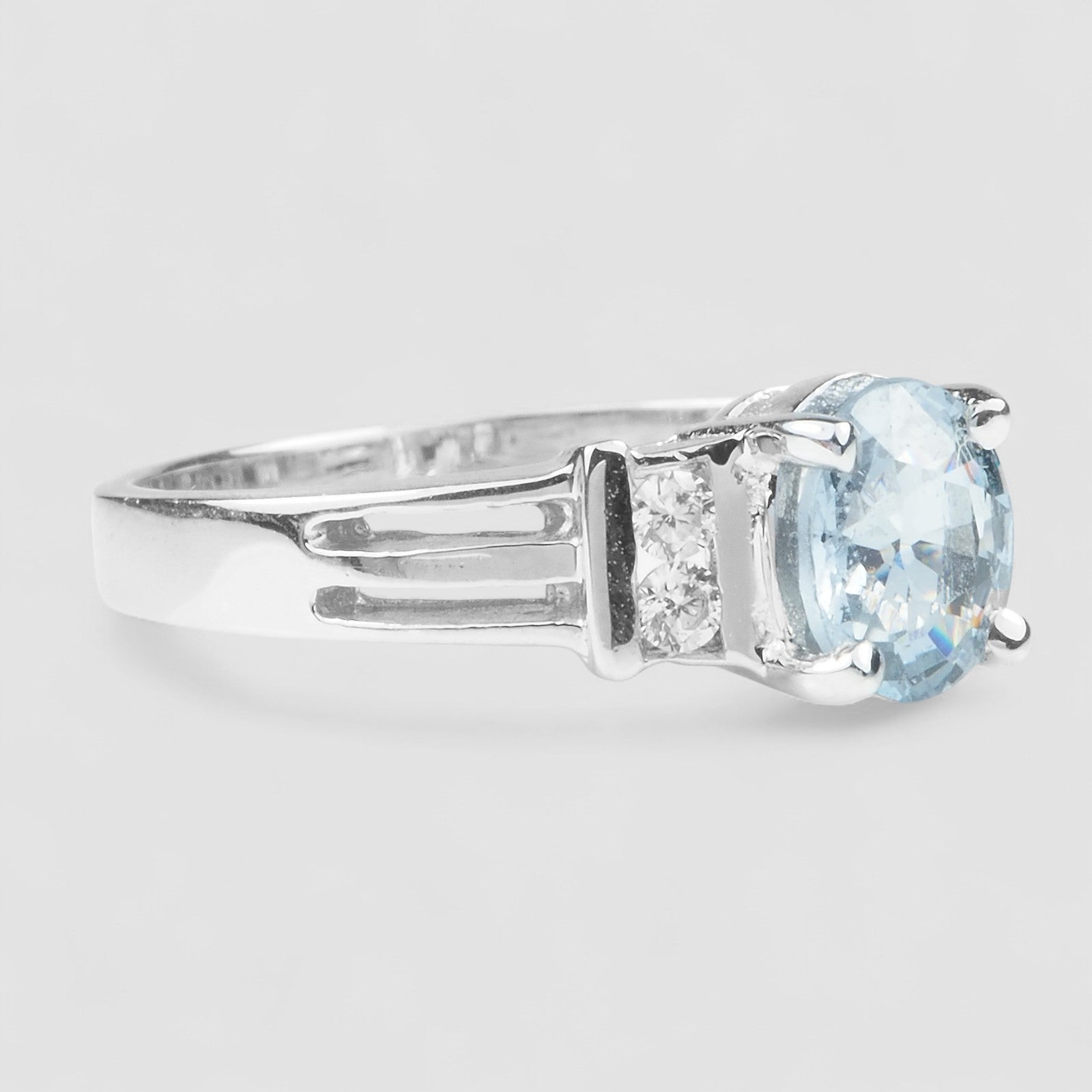 Burma Blue Spinel 925 Sterling Silver Ring