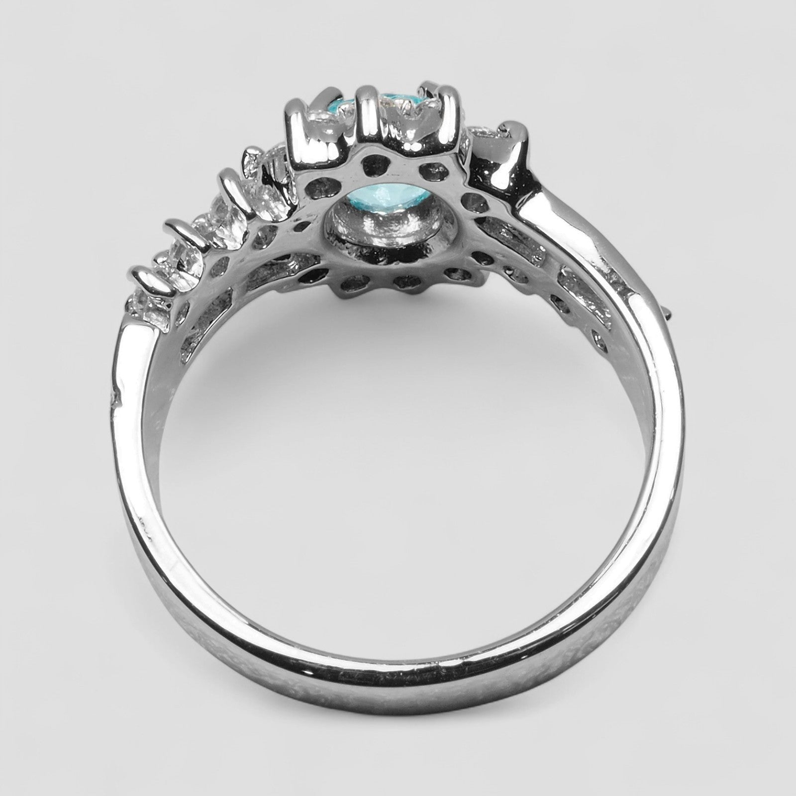 Blue Apatite 925 Sterling Silver Ring