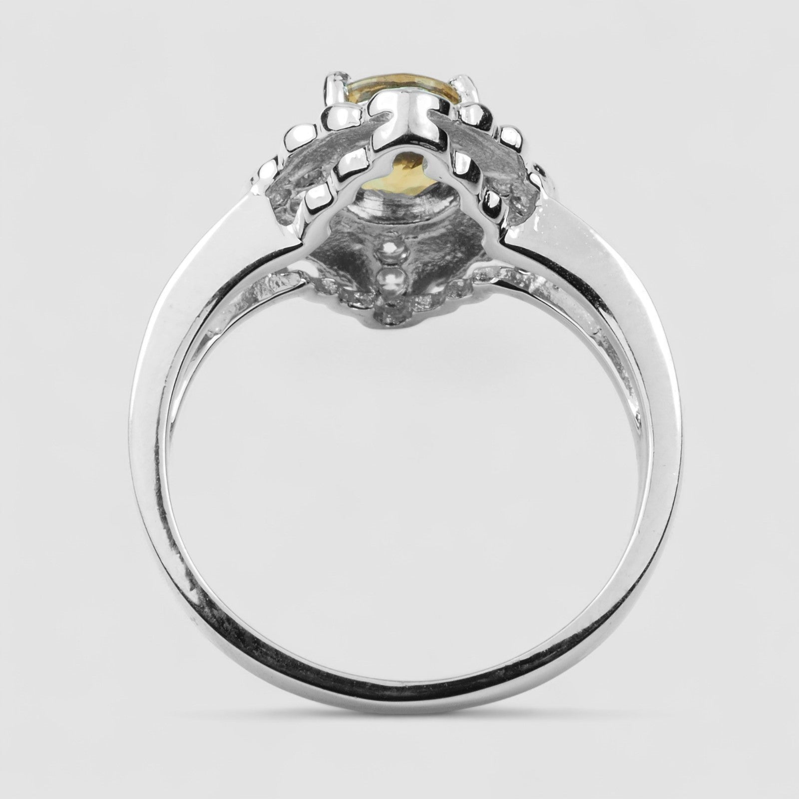 Champagne Tourmaline 925 Sterling Silver Ring