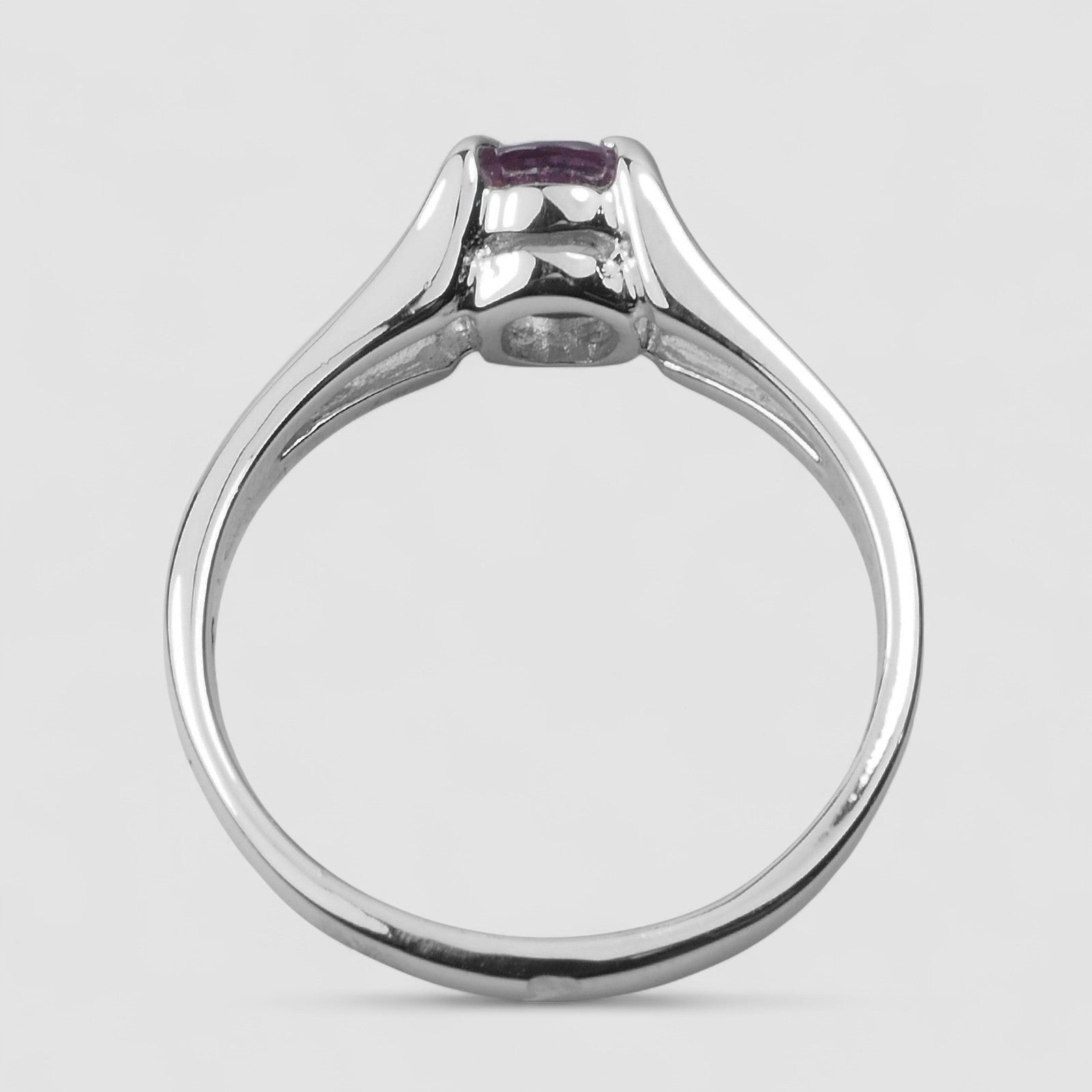 Purple Spinel 925 Sterling Silver Ring