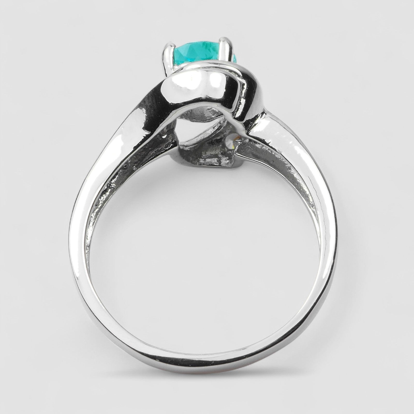 Blue Paraiba Tourmaline 925 Sterling Silver Ring