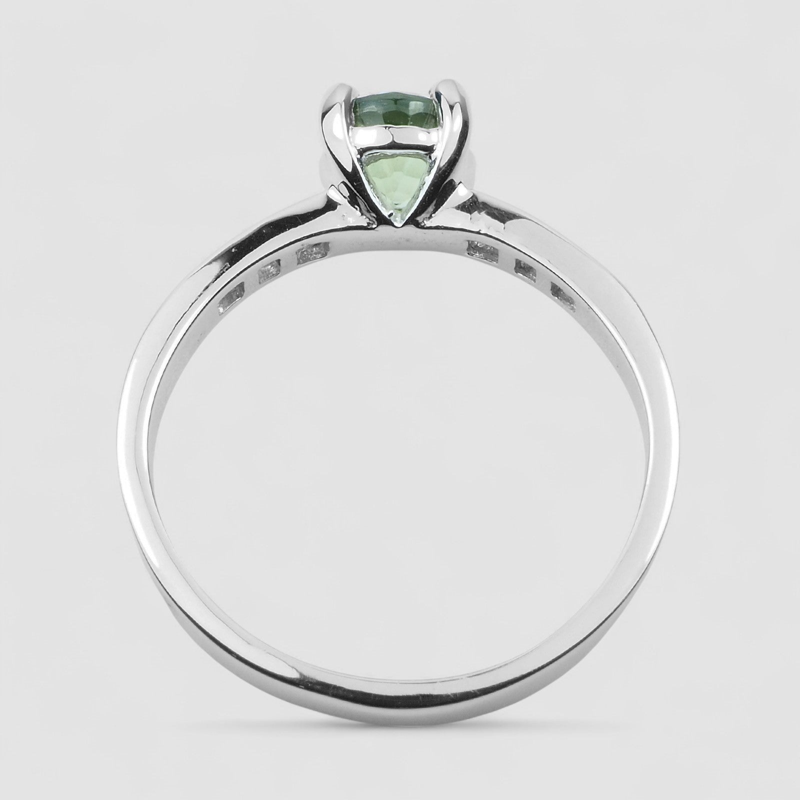 Green Tourmaline 925 Sterling Silver Ring