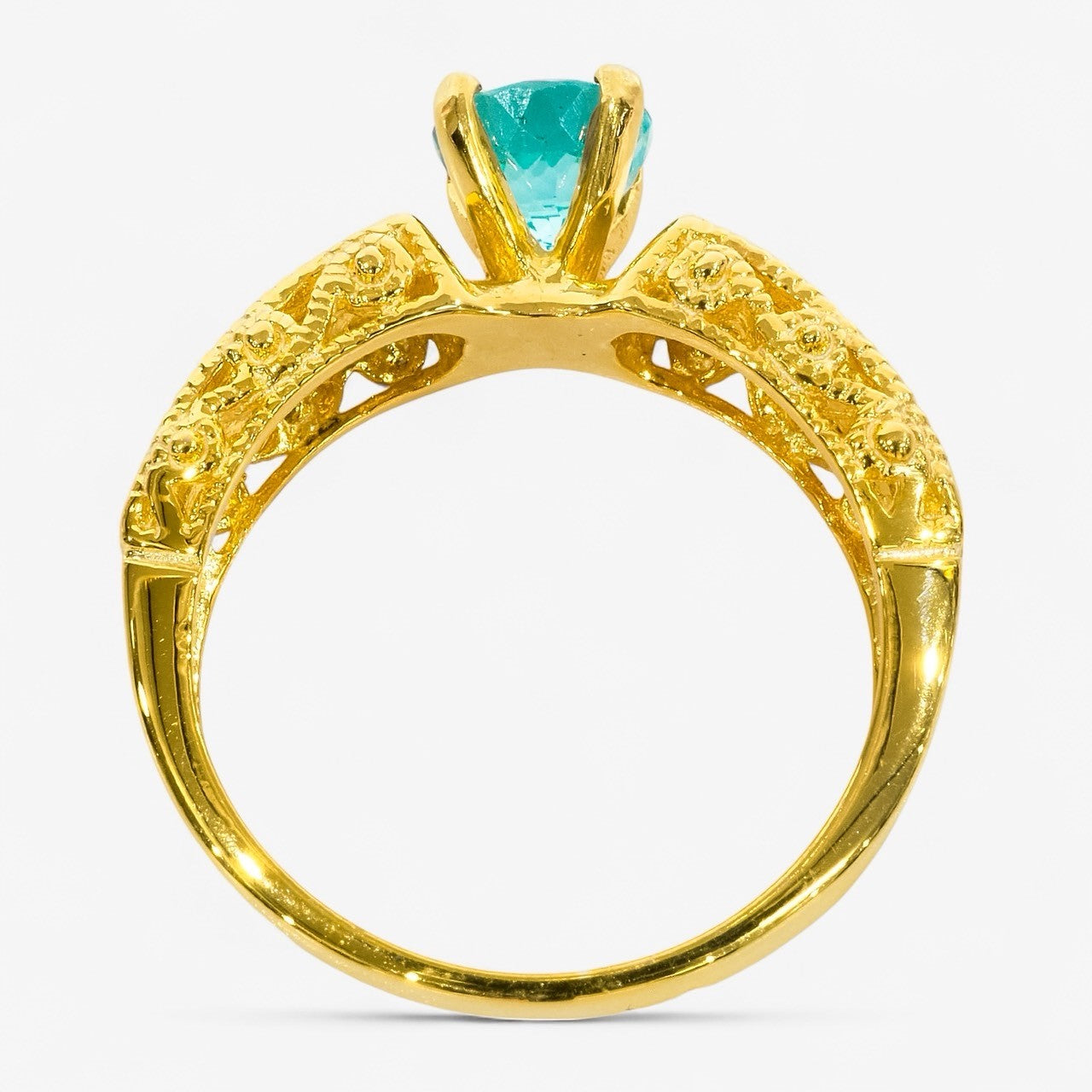 Apatite 925 Sterling Silver Ring