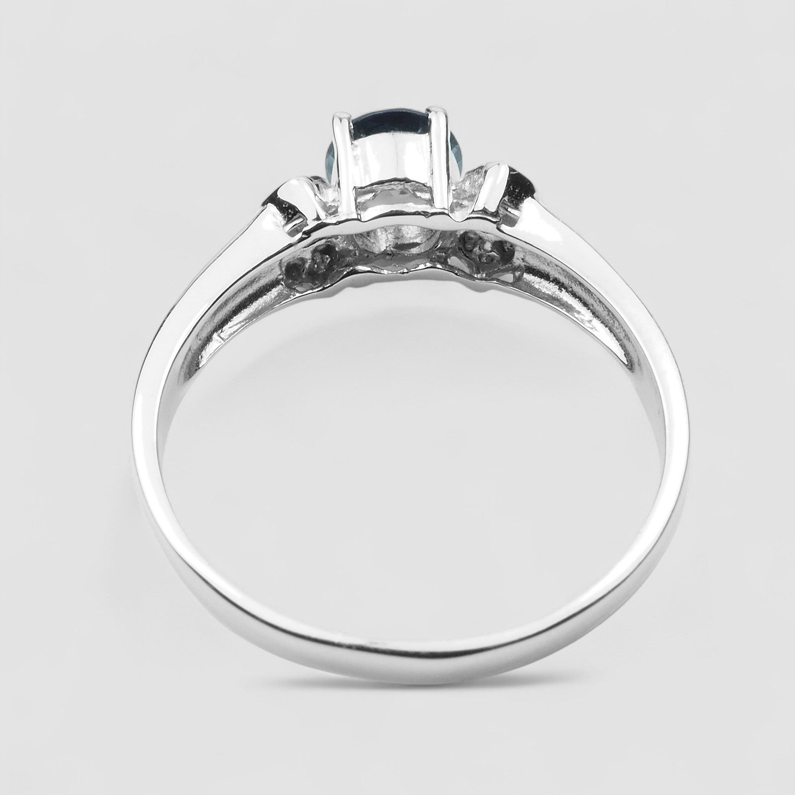 Gray Spinel 925 Sterling Silver Ring