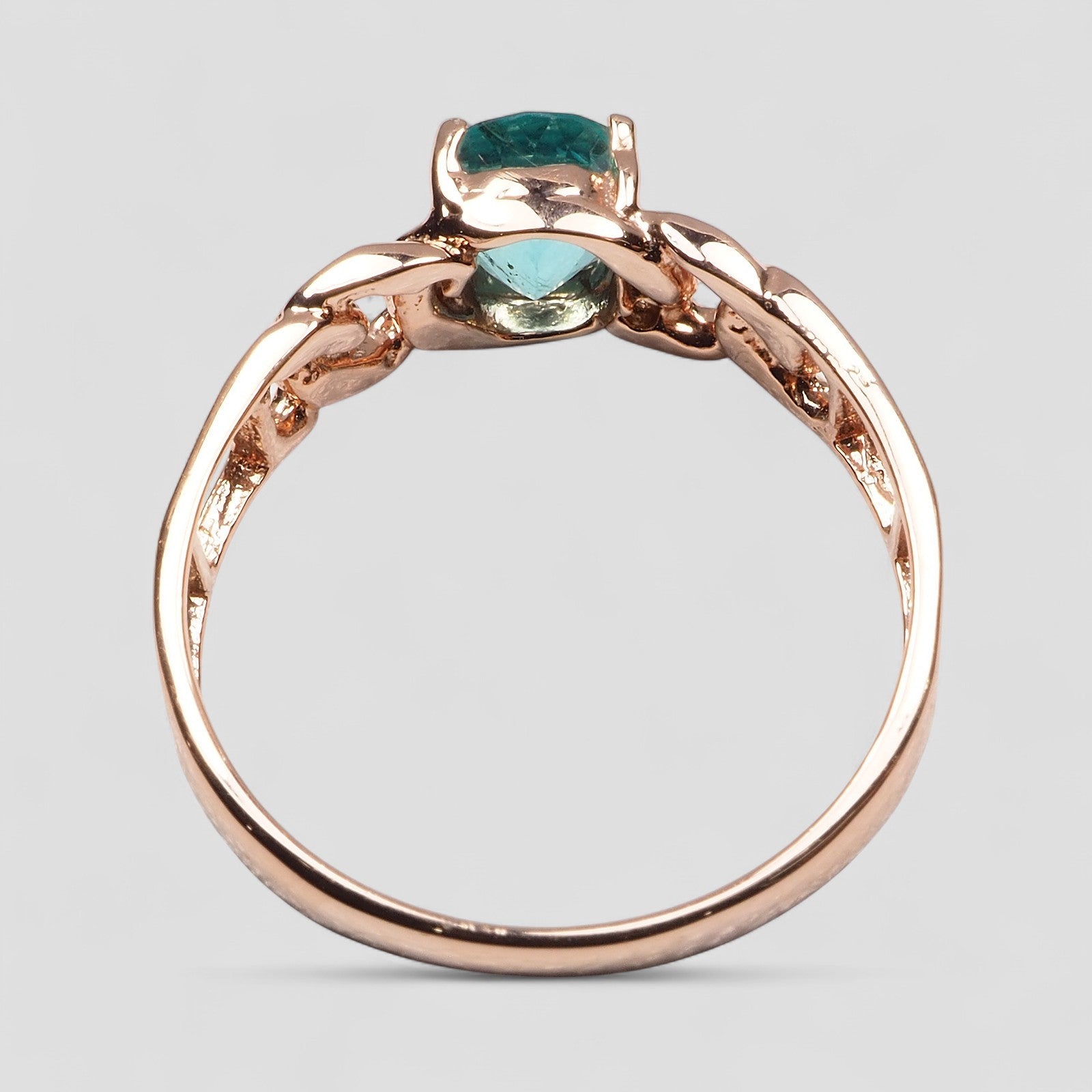 Neon Blue Apatite 925 Sterling Silver Ring