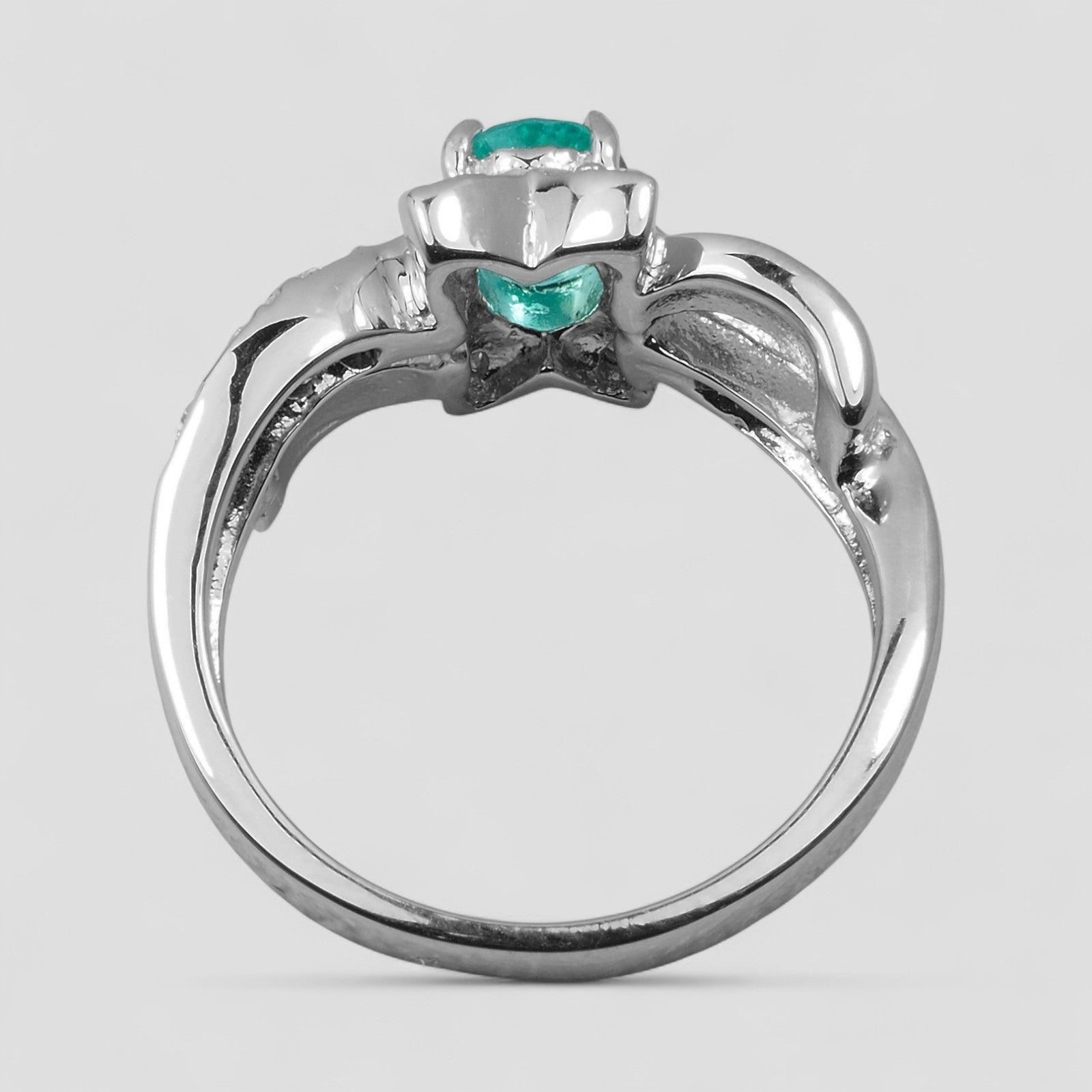 Neon Blue Apatite 925 Sterling Silver Ring
