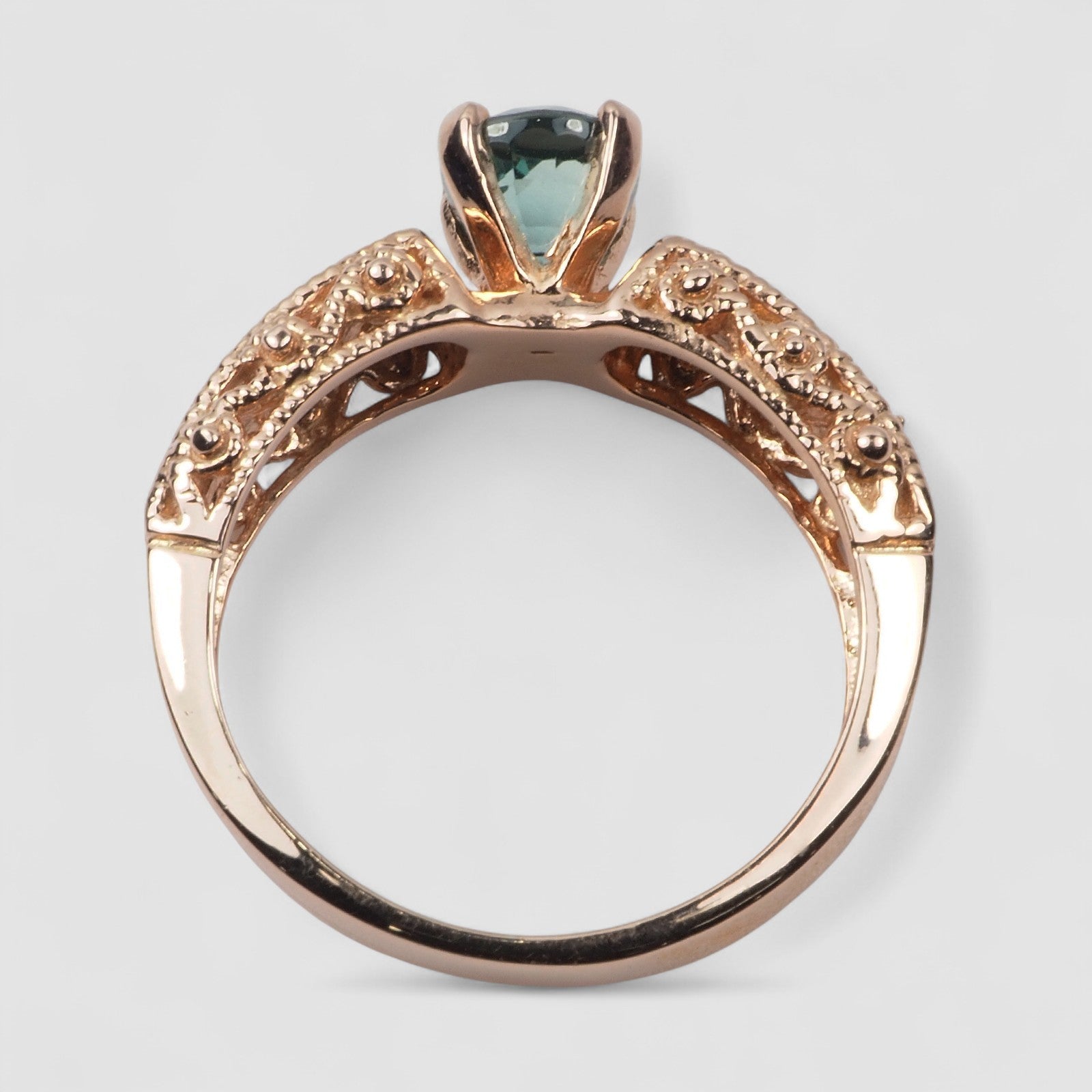 Green Tourmaline 925 Sterling Silver Ring