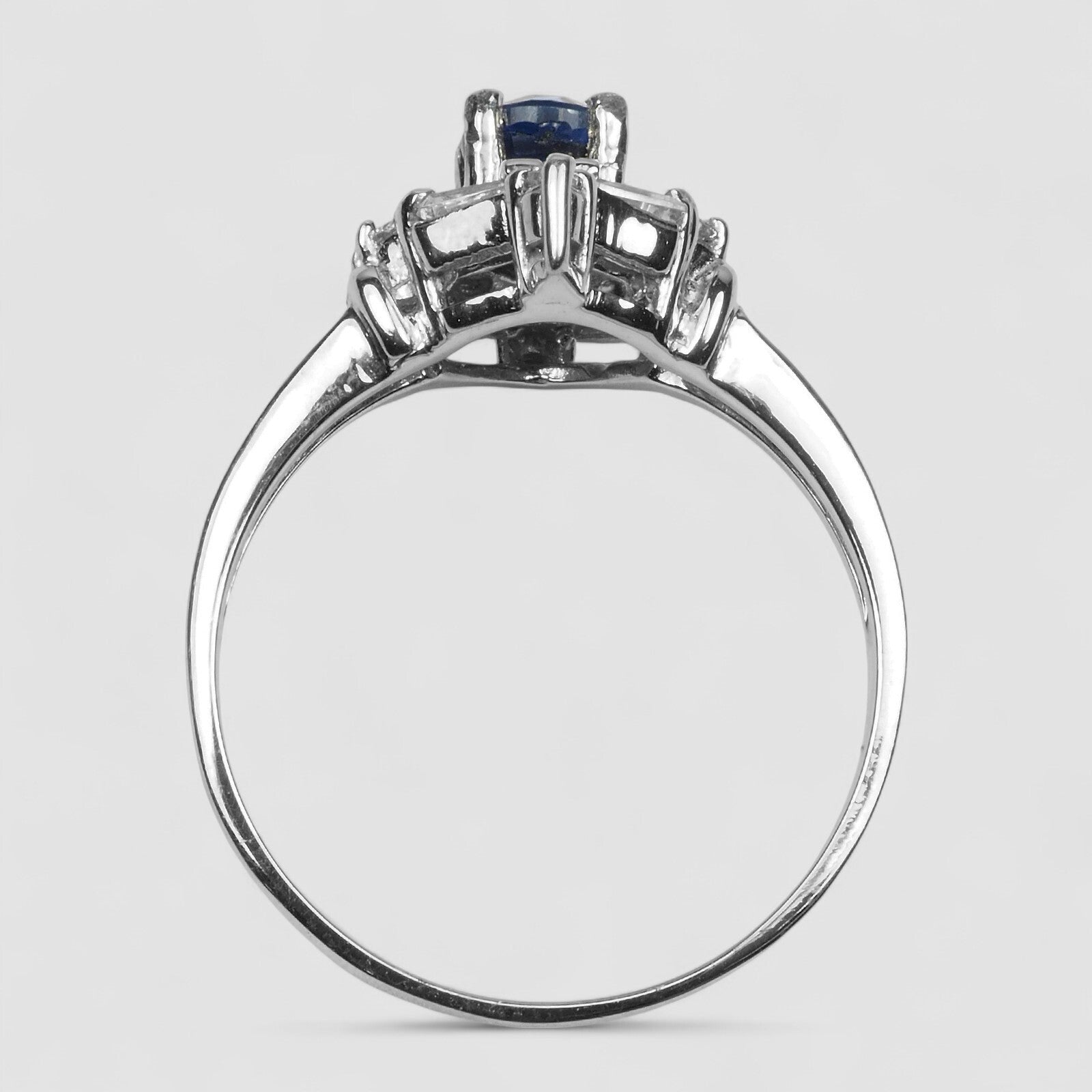 Blue Sapphire 925 Sterling Silver Ring