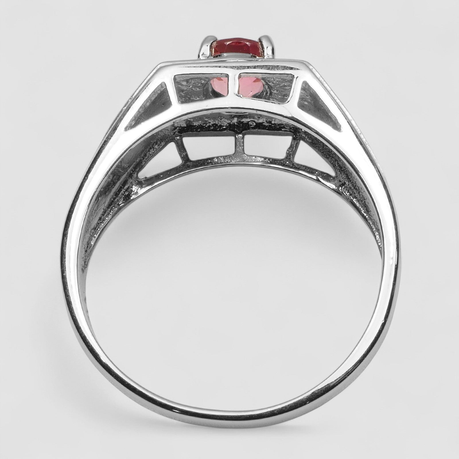 Pink Tourmaline 925 Sterling Silver Ring