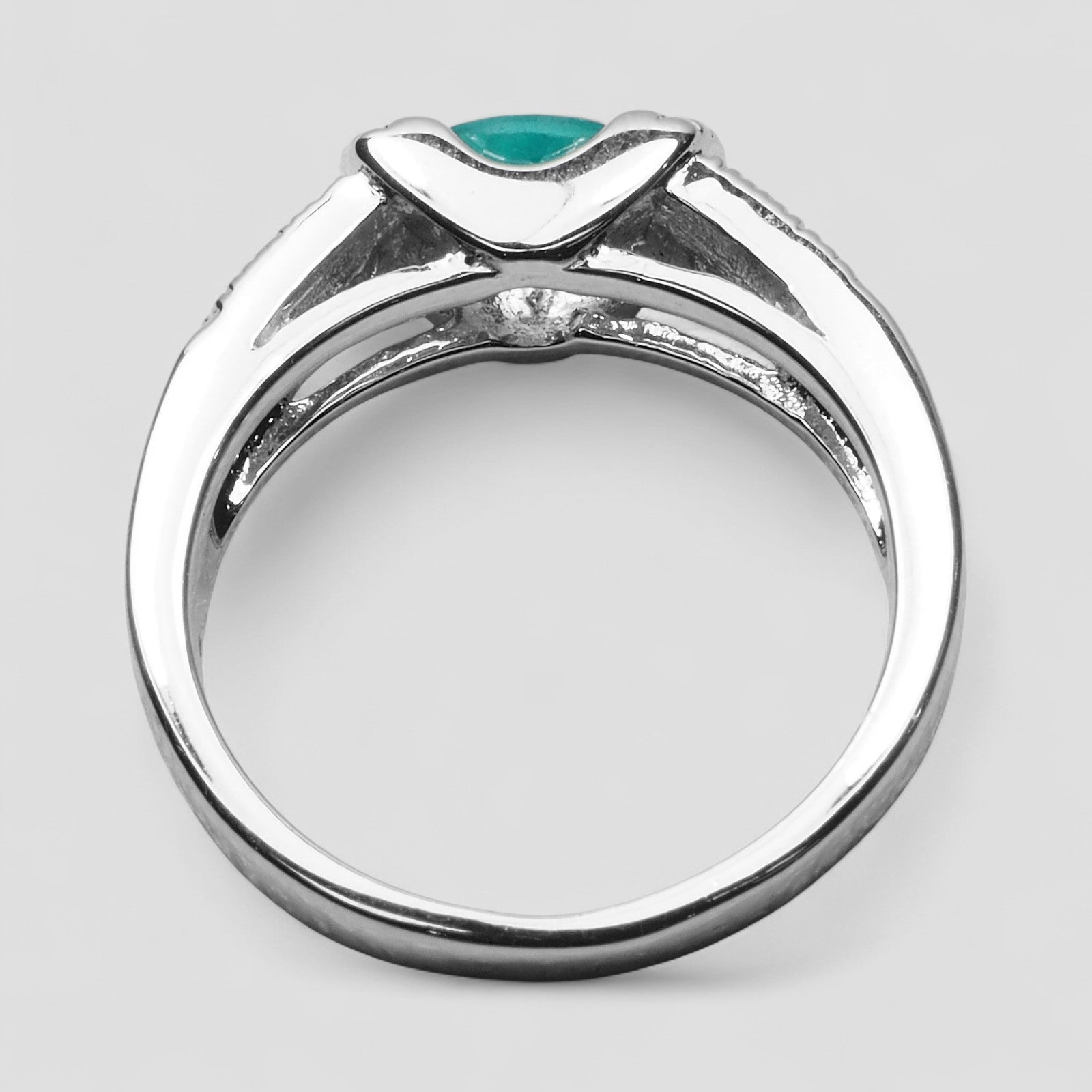 Blue Paraiba Tourmaline 925 Sterling Silver Ring