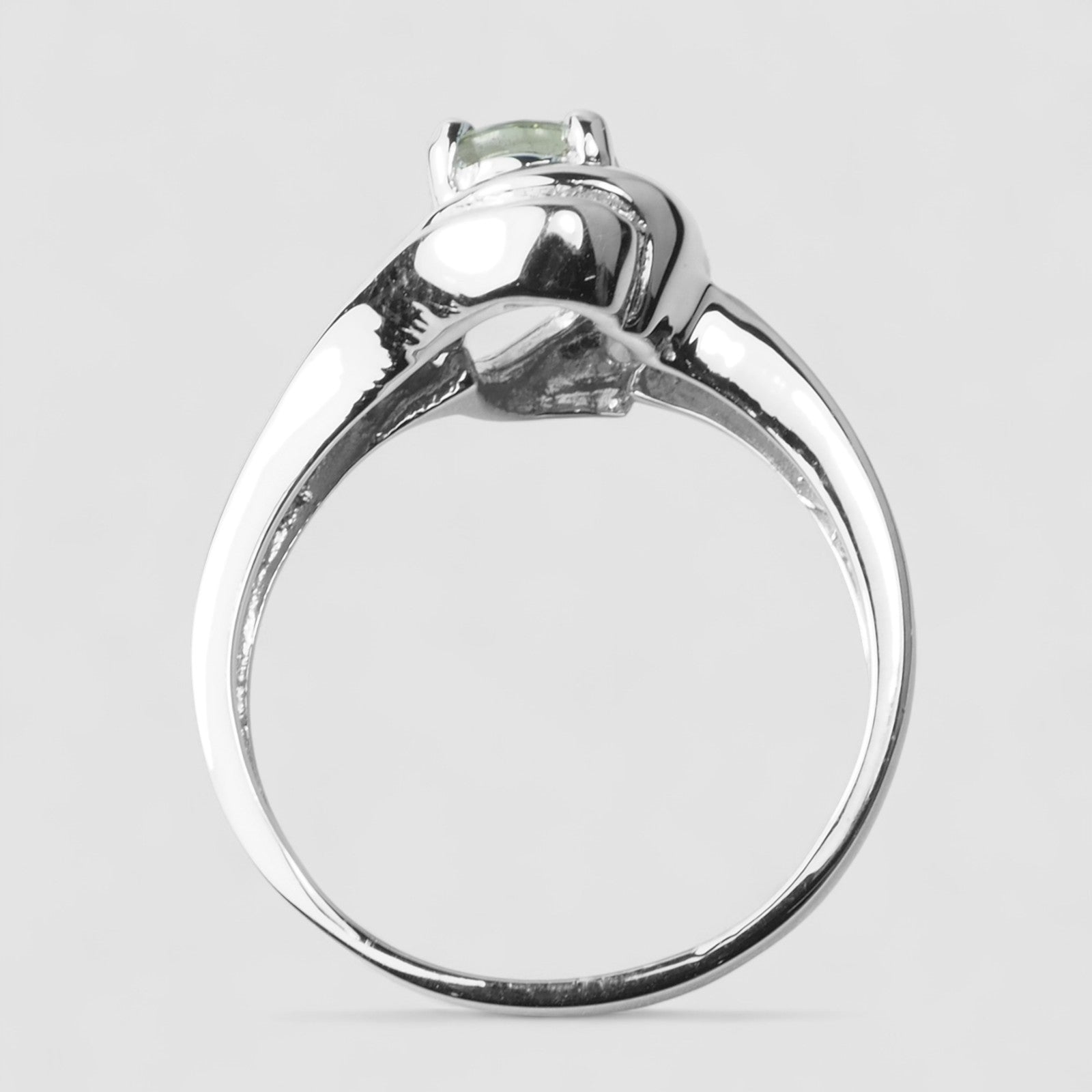 Green Sapphire 925 Sterling Silver Ring