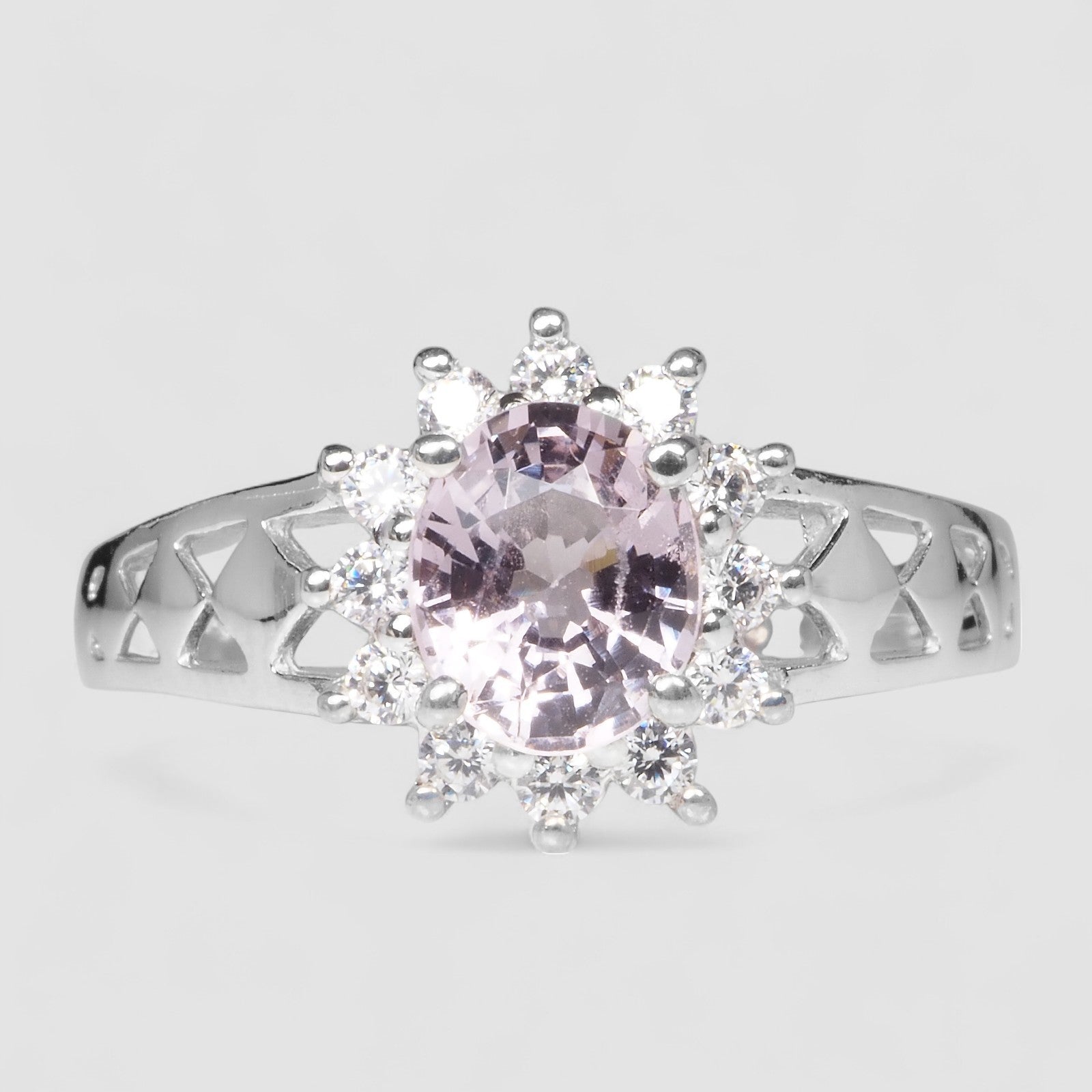 Pink Spinel 925 Sterling Silver Ring